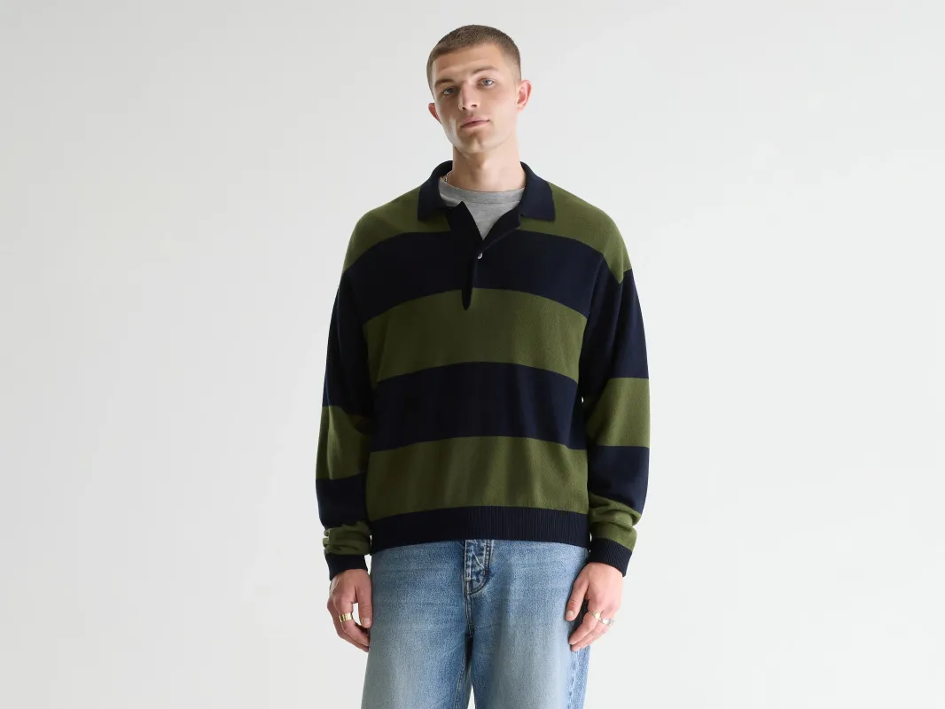 Siaze striped polo (261 / M / STRIPE B) sold by Bellerose