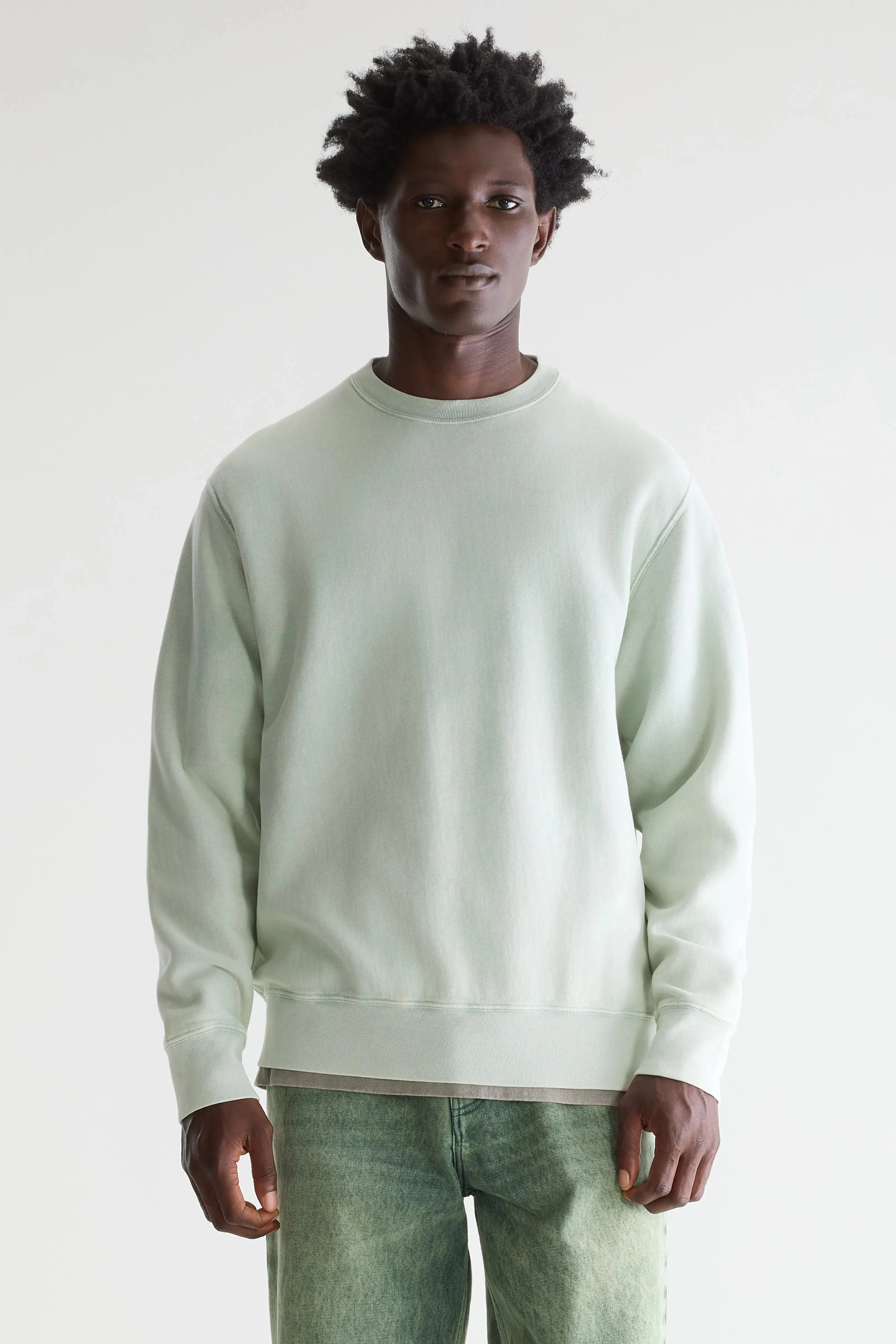Flake crewneck sweatshirt (261 / M / AQUA) sold by Bellerose product image thumbnail 2