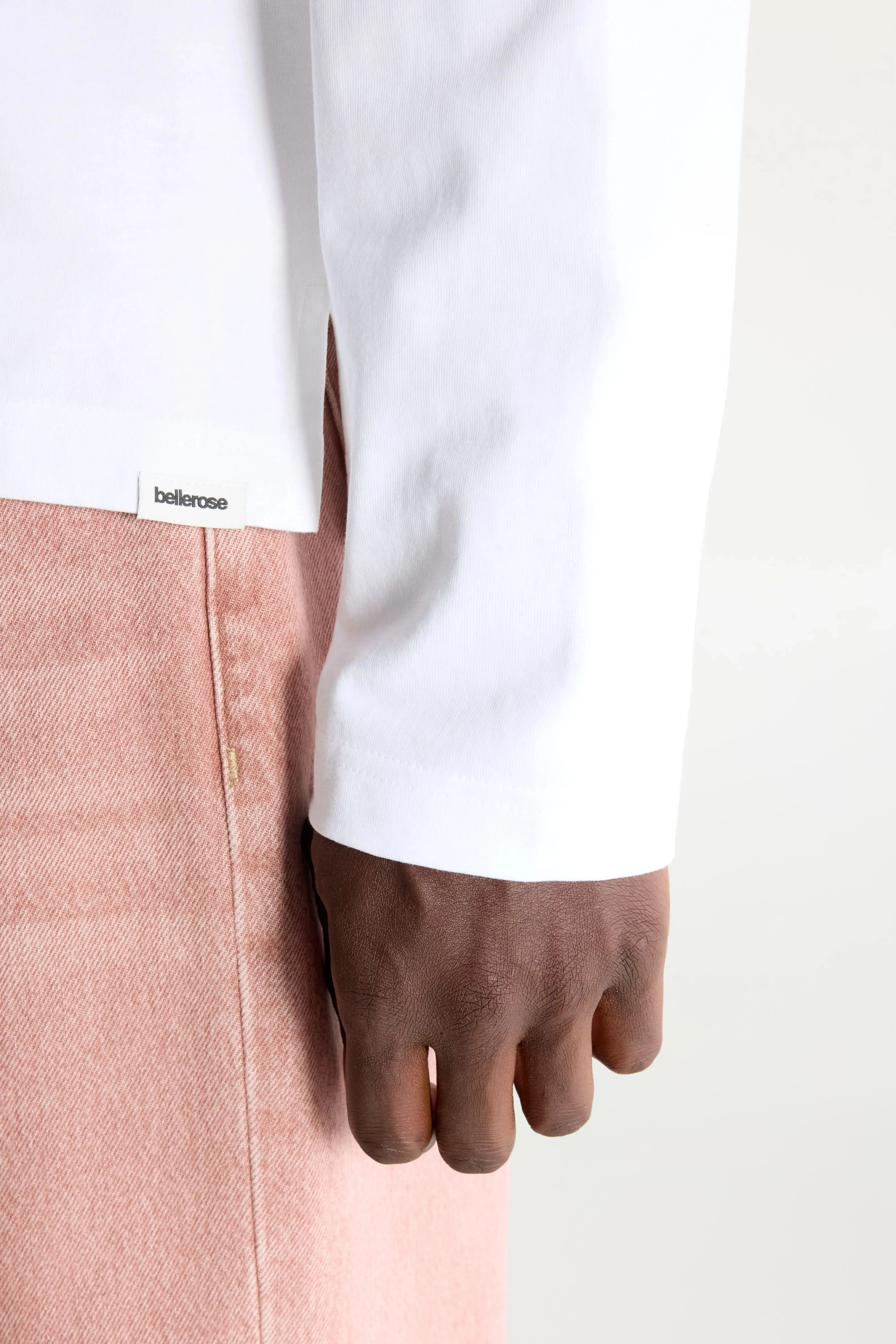 Vlugi long-sleeve t-shirt (261 / M / WHITE) sold by Bellerose product image thumbnail 5