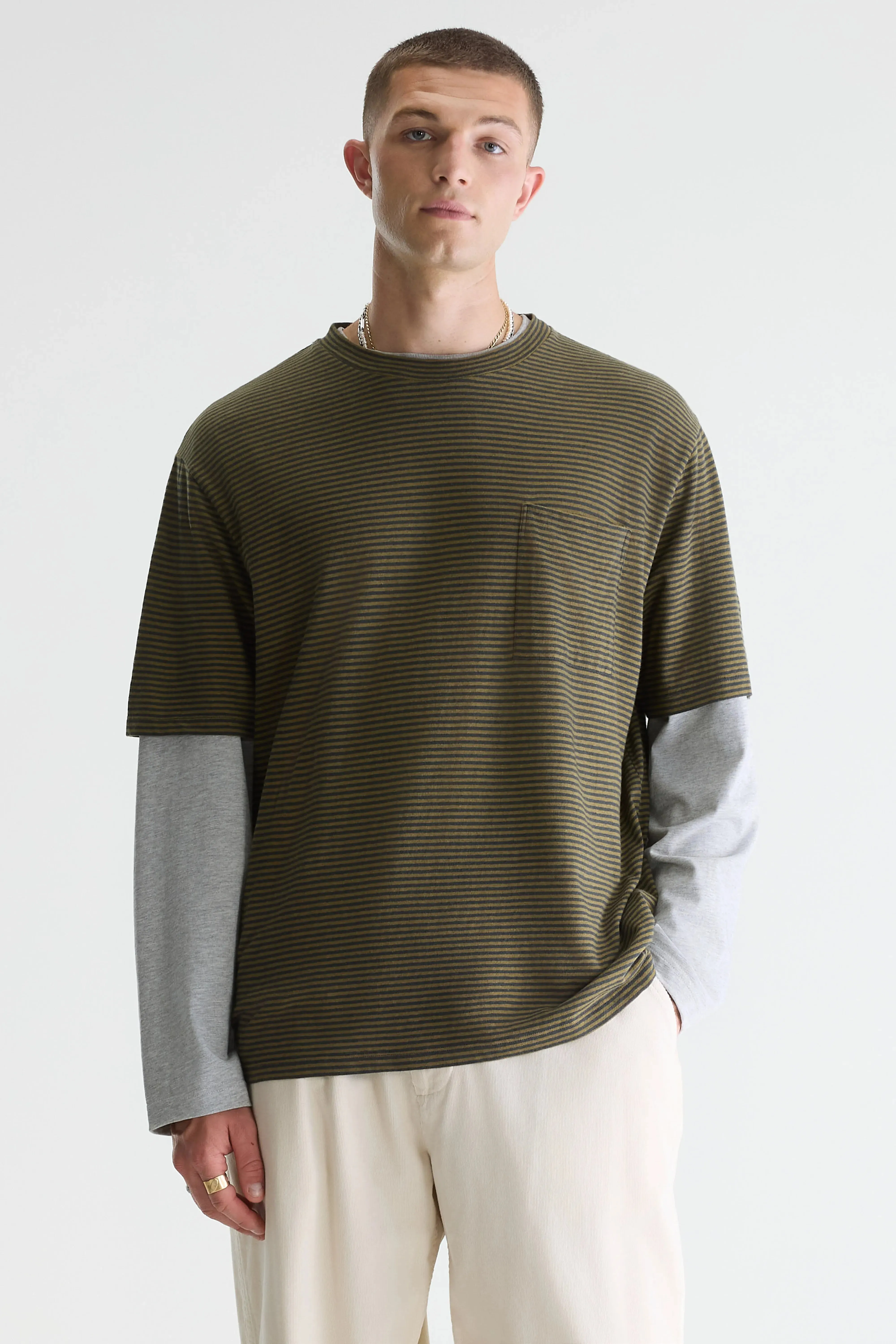 Video relaxed t-shirt (261 / M / STRIPE A) sold by Bellerose product image thumbnail 2