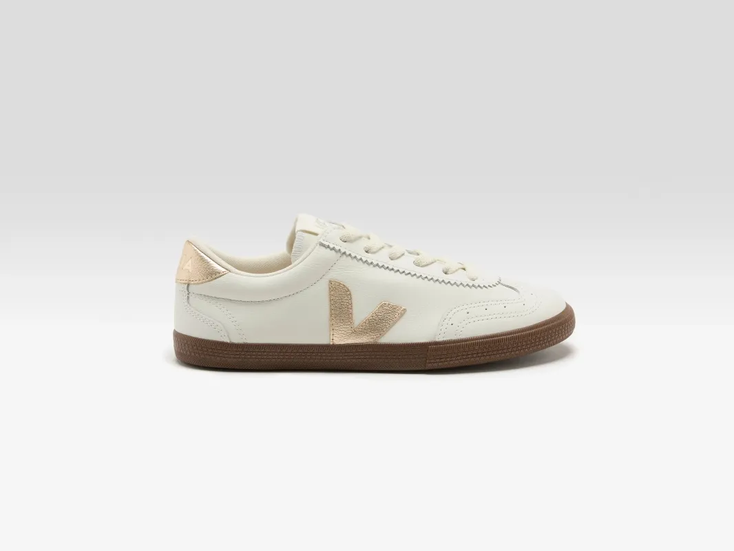 Volley O.T. Leather for Women  (261 / W / WHITE) made by Veja