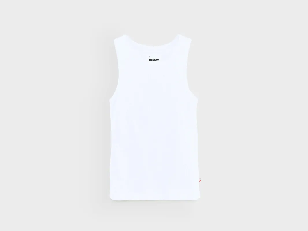Fammy slim tank top (261 / G / WHITE) made by Bellerose