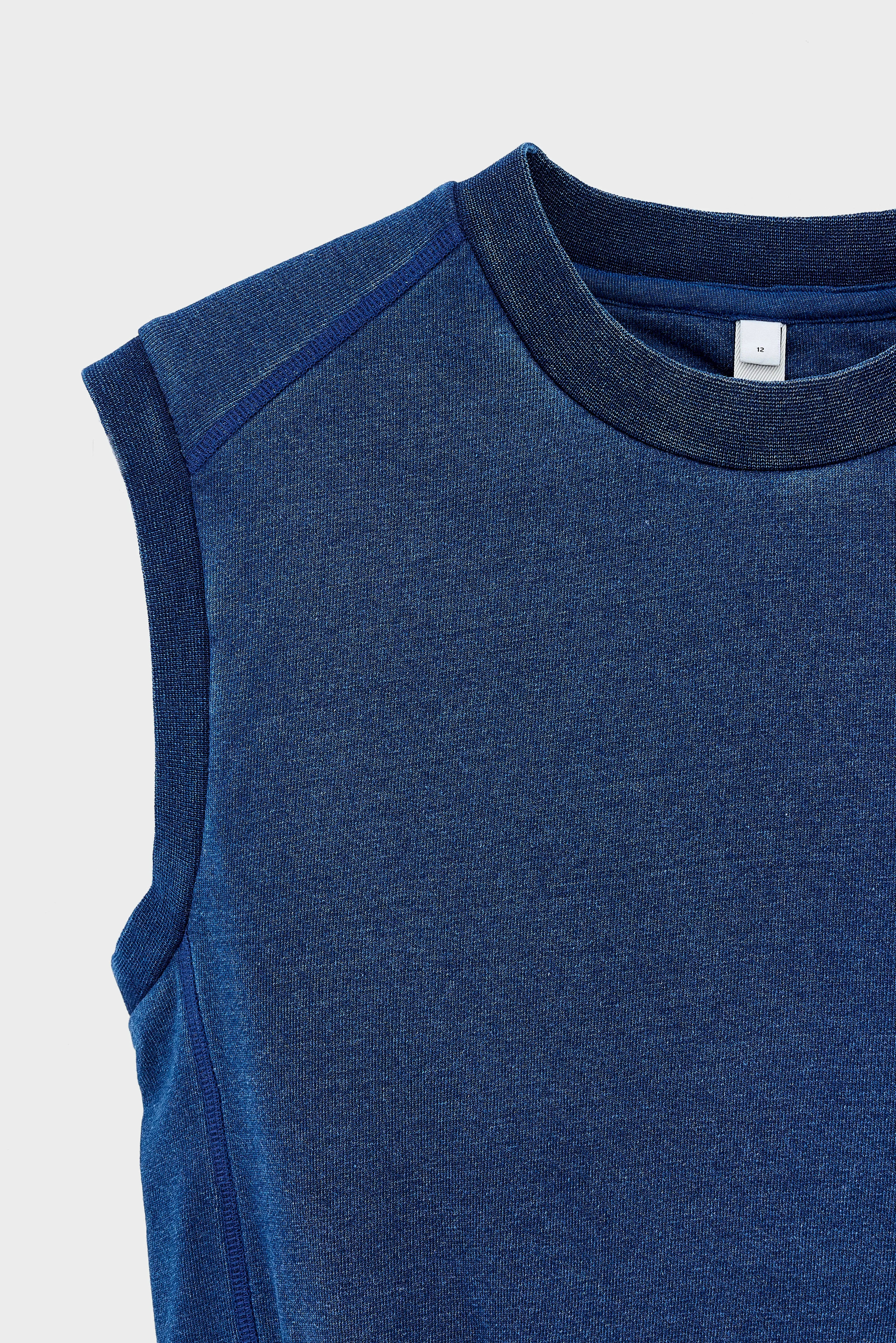 Azula sleeveless sweatshirt (261 / G / INDIGO) sold by Bellerose product image thumbnail 5