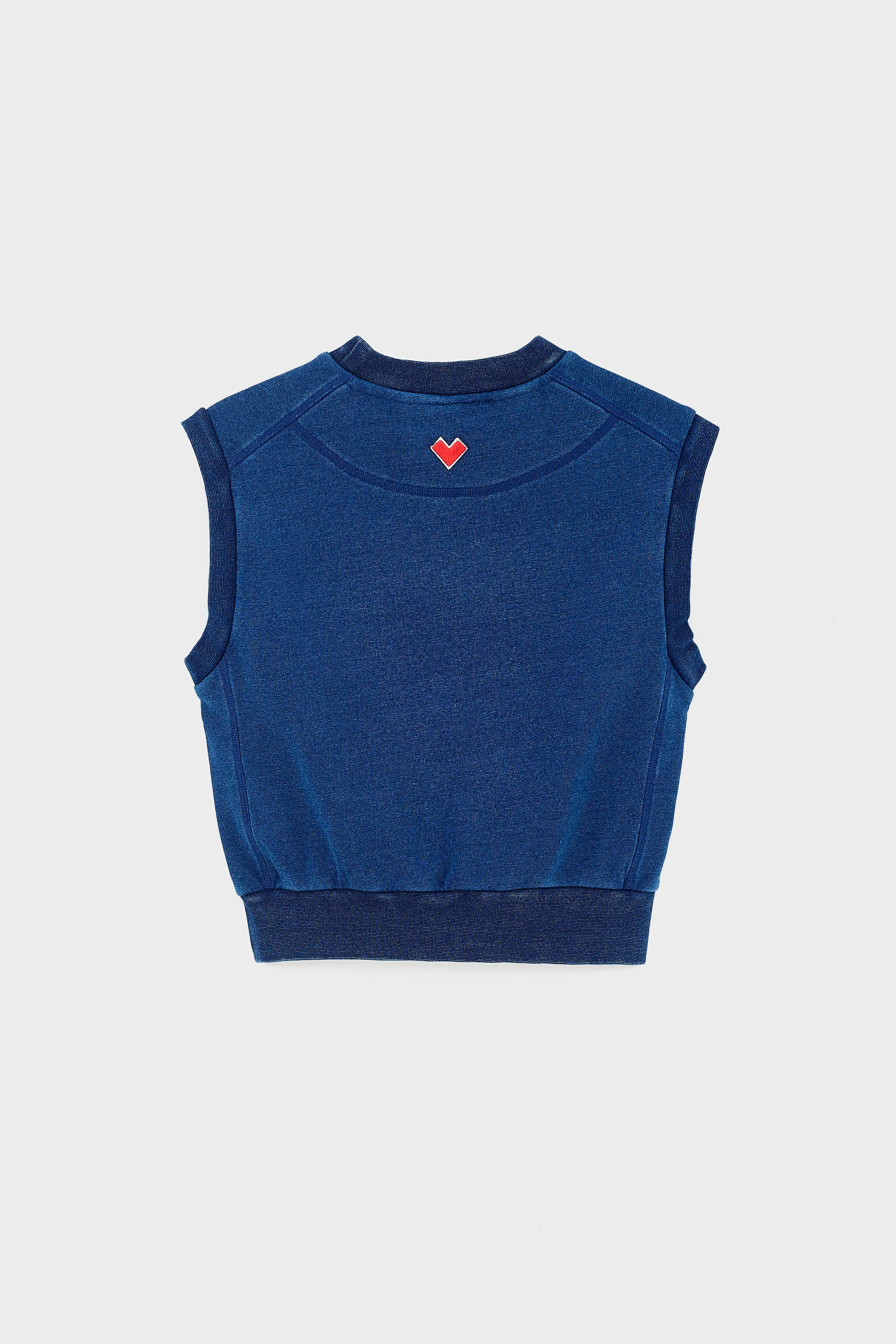 Azula sleeveless sweatshirt (261 / G / INDIGO) sold by Bellerose product image thumbnail 3