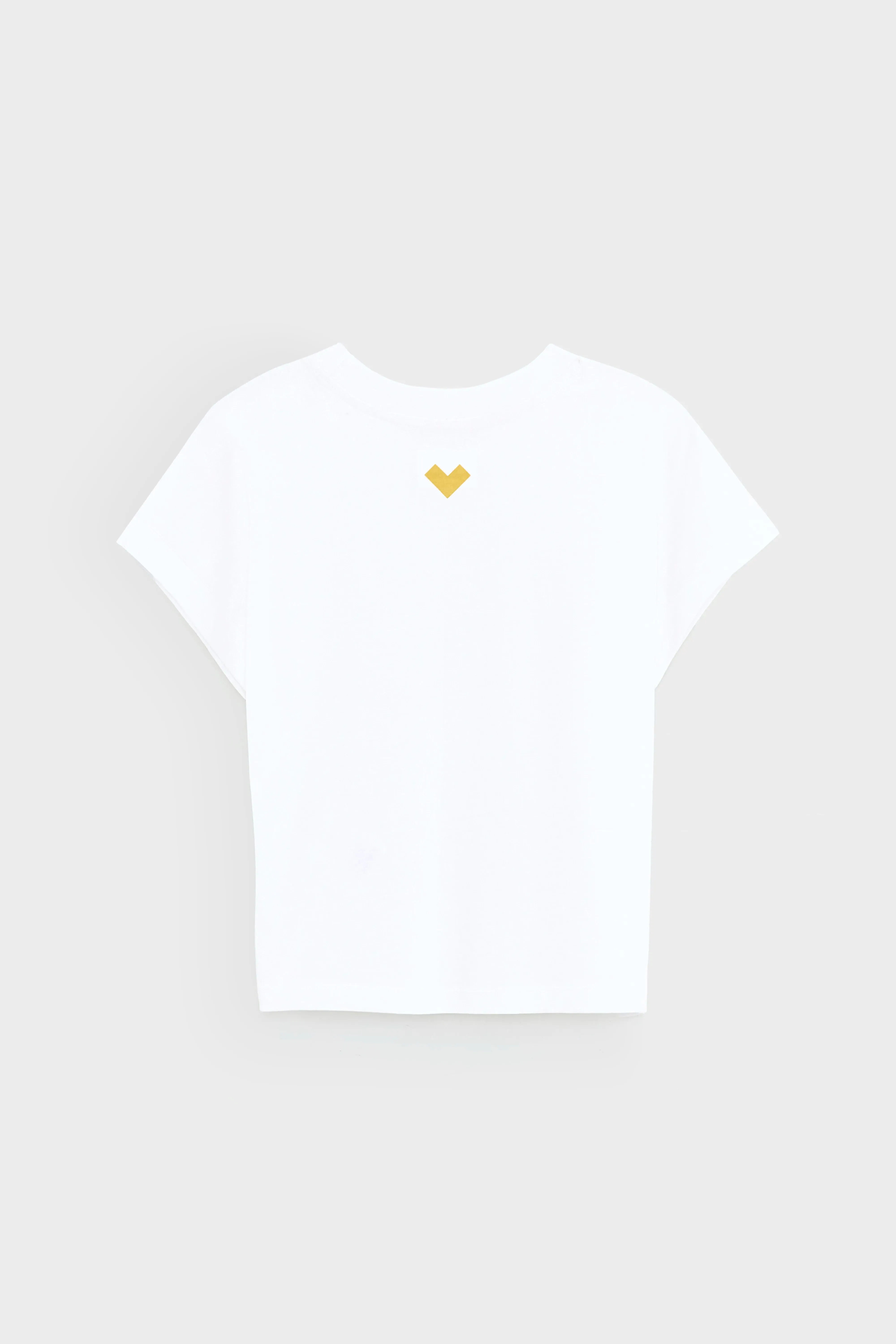 Cindo cropped t-shirt (261 / G / WHITE) sold by Bellerose product image thumbnail 3