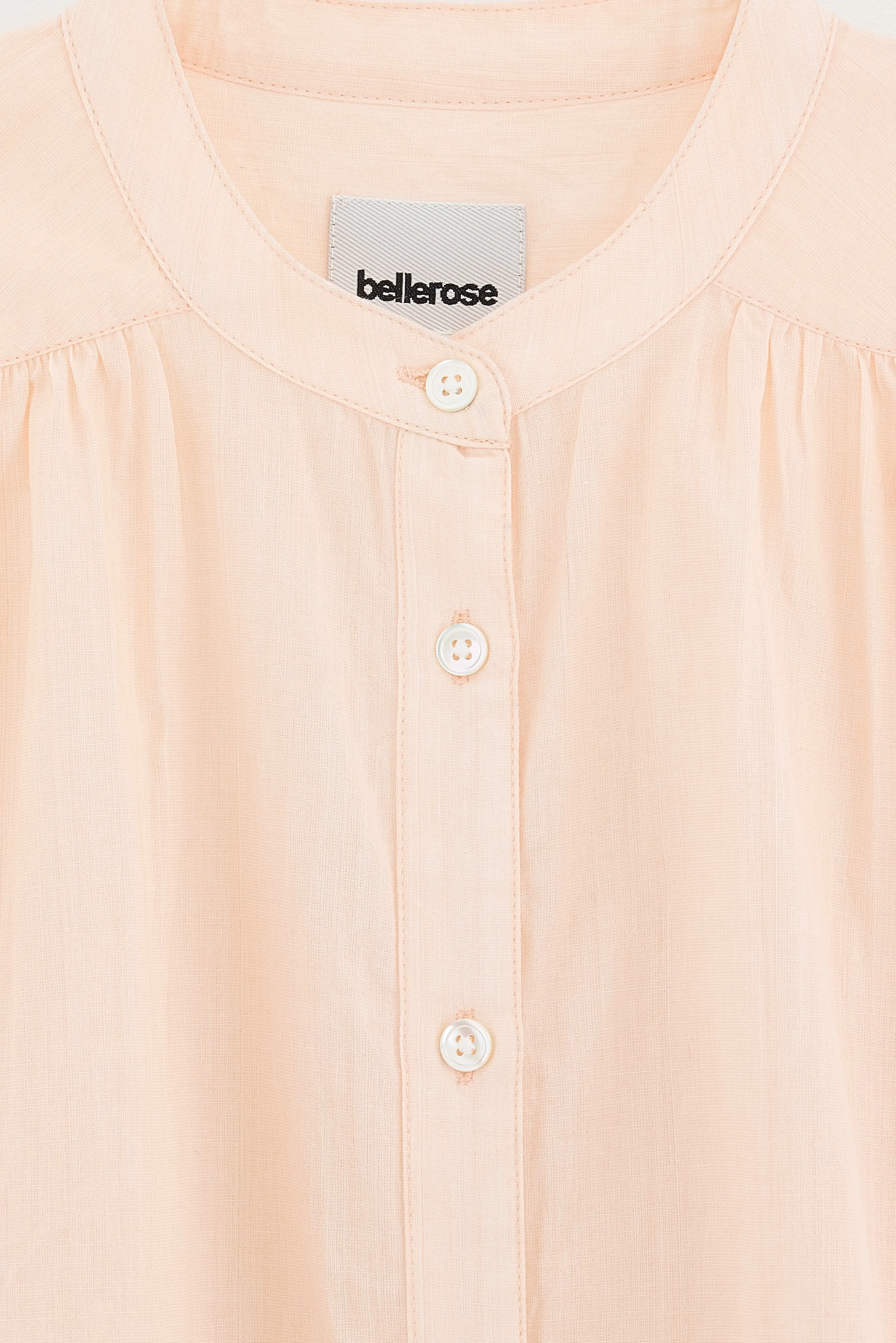 Hopsa short-sleeve blouse (261 / G / LIGHT ROSE) sold by Bellerose product image thumbnail 4