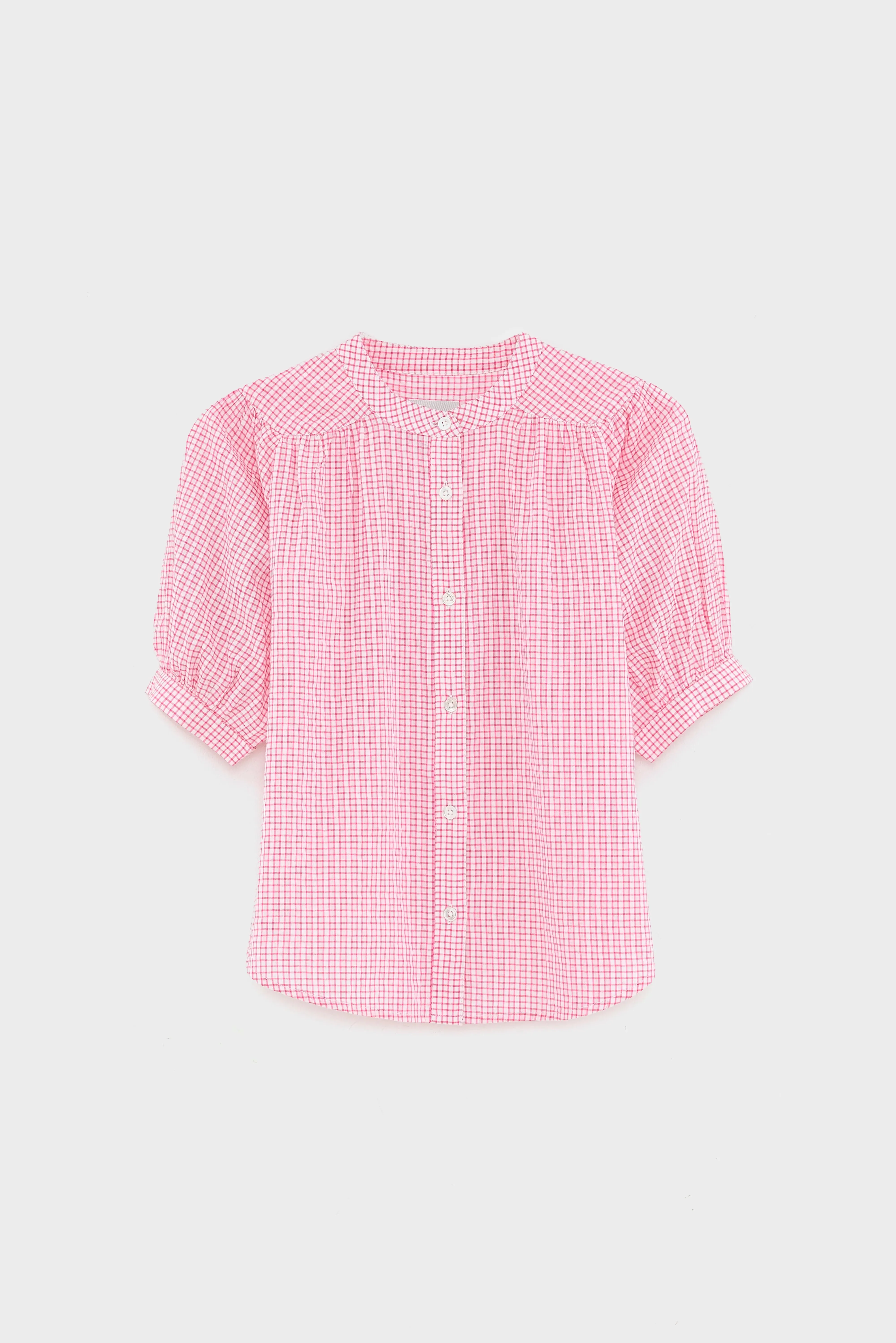 Hopsa short-sleeve blouse (261 / G / CHECK A) sold by Bellerose product image thumbnail 2