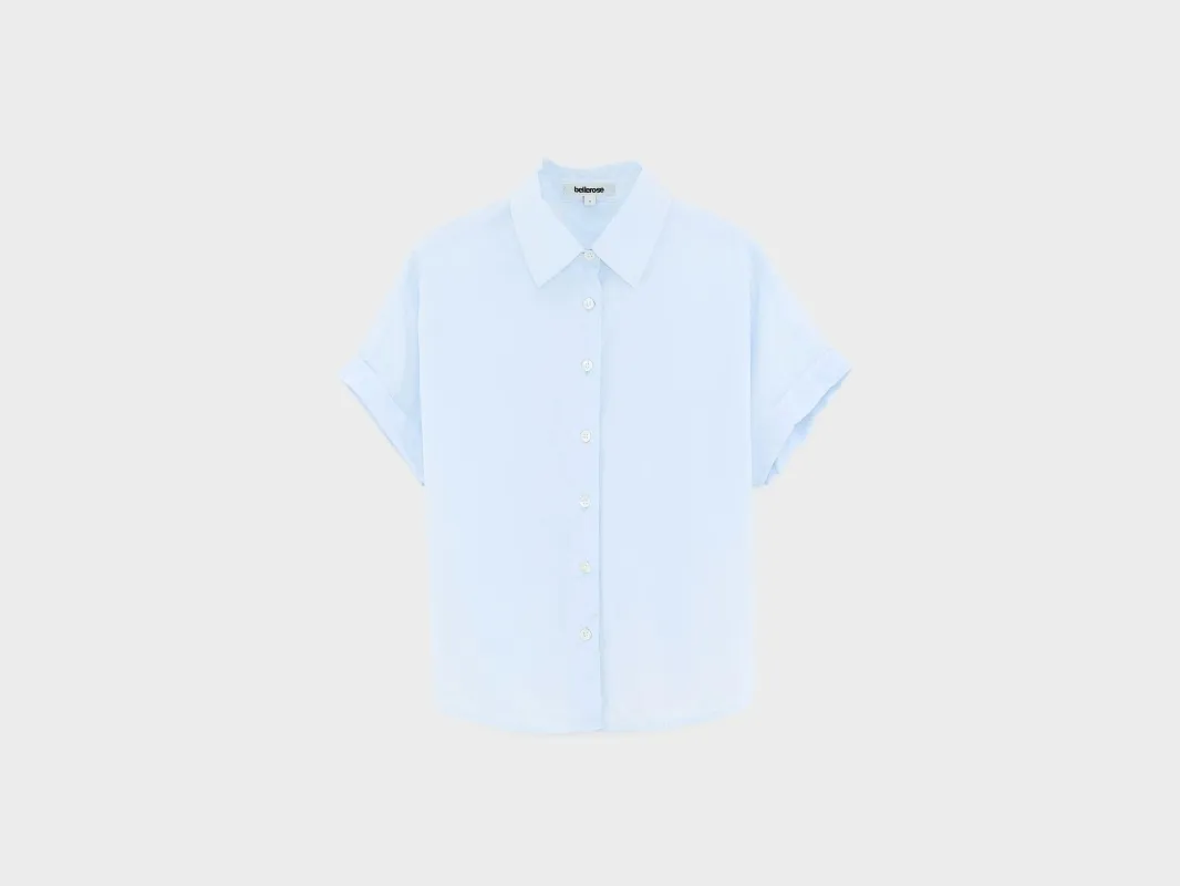 Homez short-sleeve shirt (261 / G / ICE CUBE) made by Bellerose