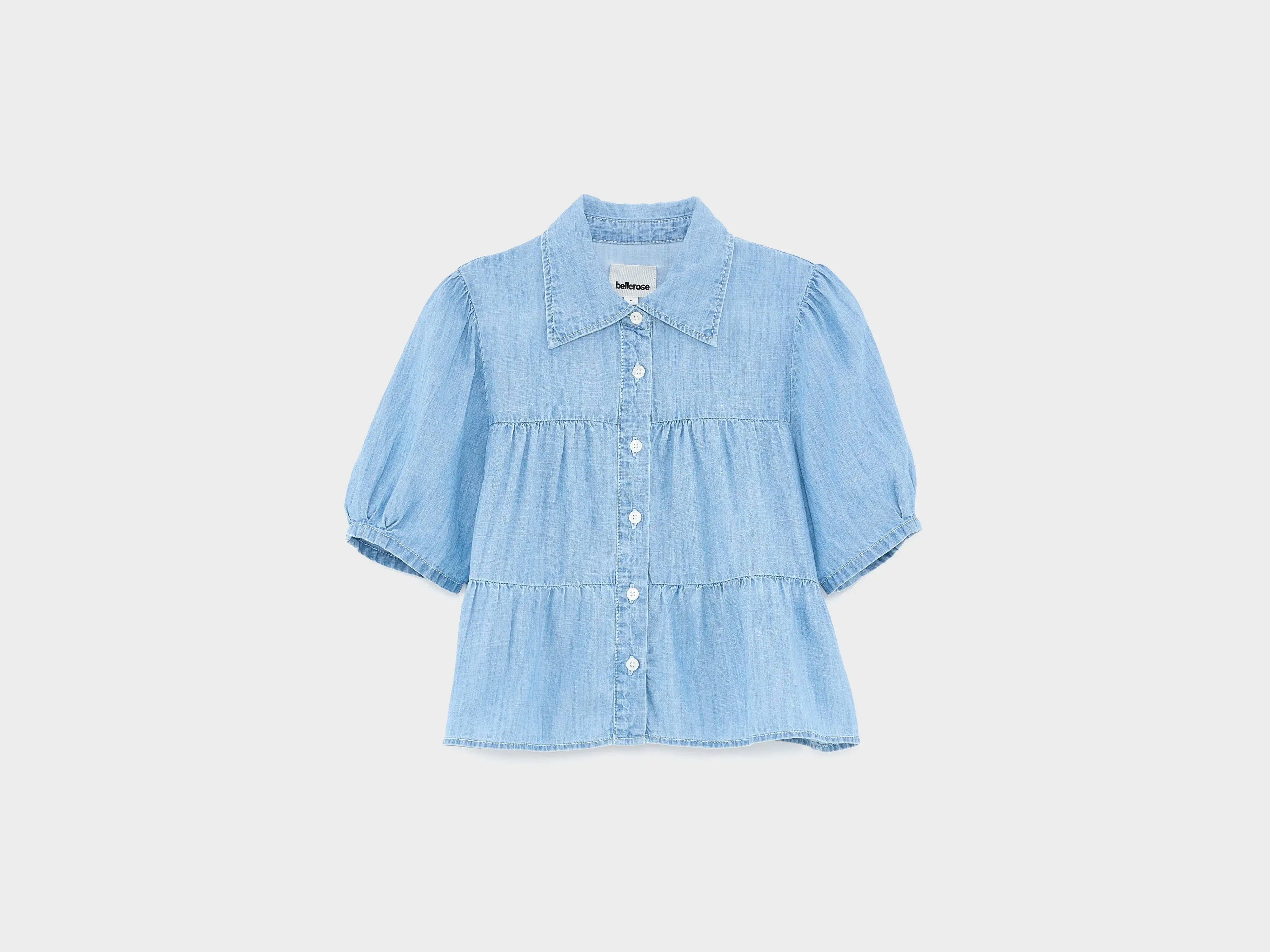 Helo denim shirt (261 / G / LT BLUE STONE) sold by Bellerose