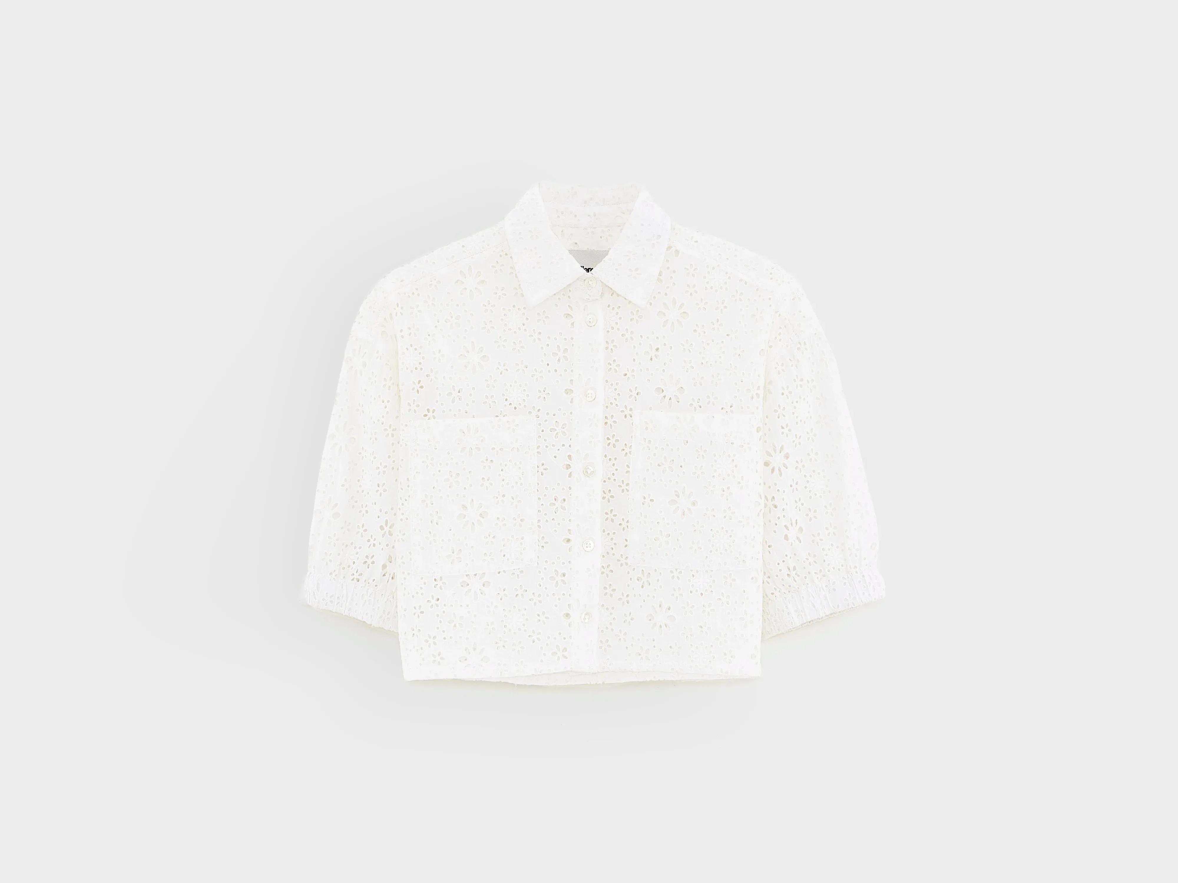 Higgle cropped shirt (261 / G / WHITE) sold by Bellerose