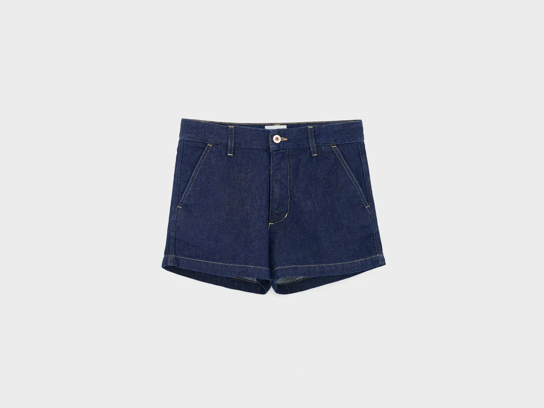 Kristen denim shorts (261 / G / RINSE) sold by Bellerose