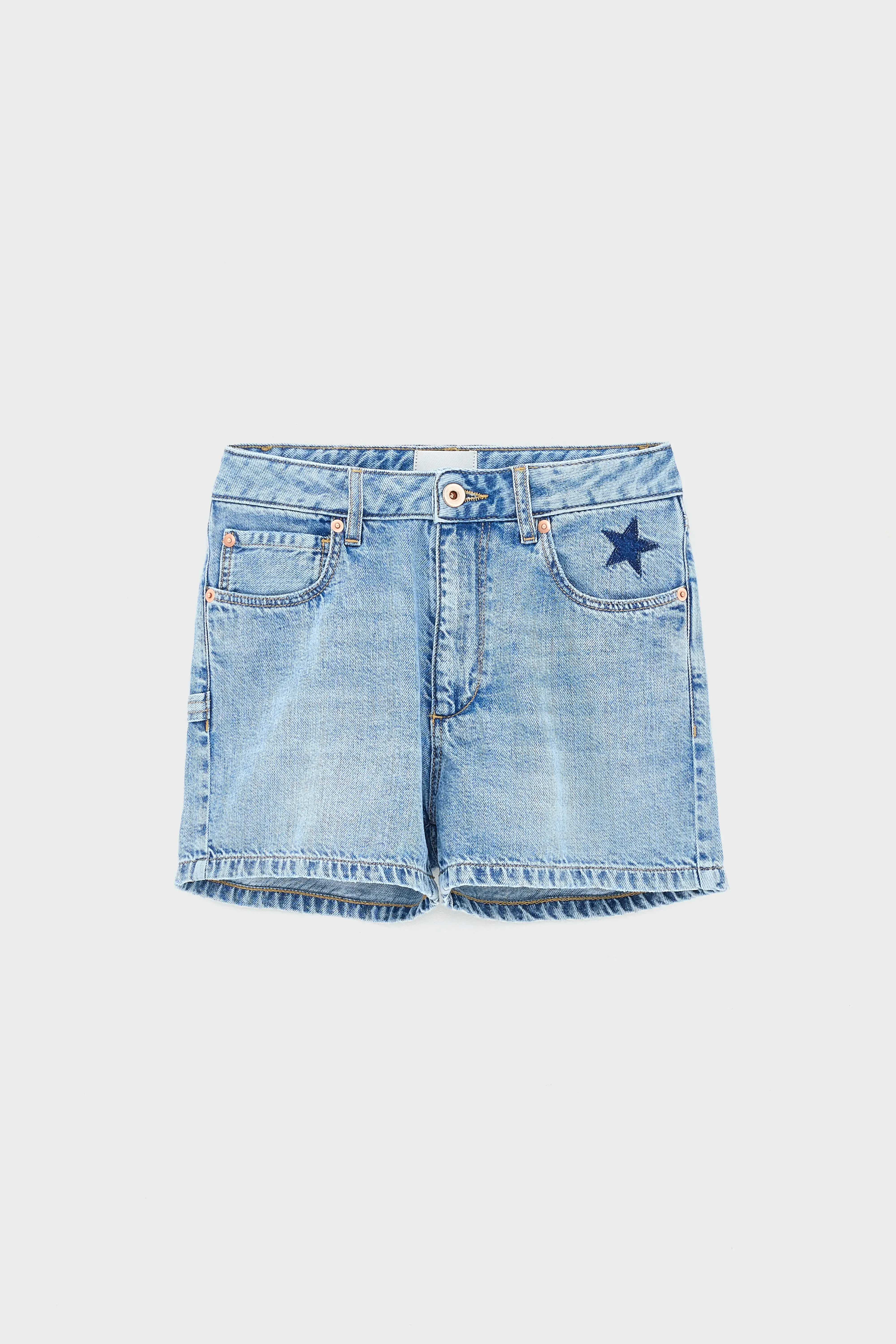 Kyle denim shorts (261 / G / LT BLUE BLEACH) sold by Bellerose product image thumbnail 2