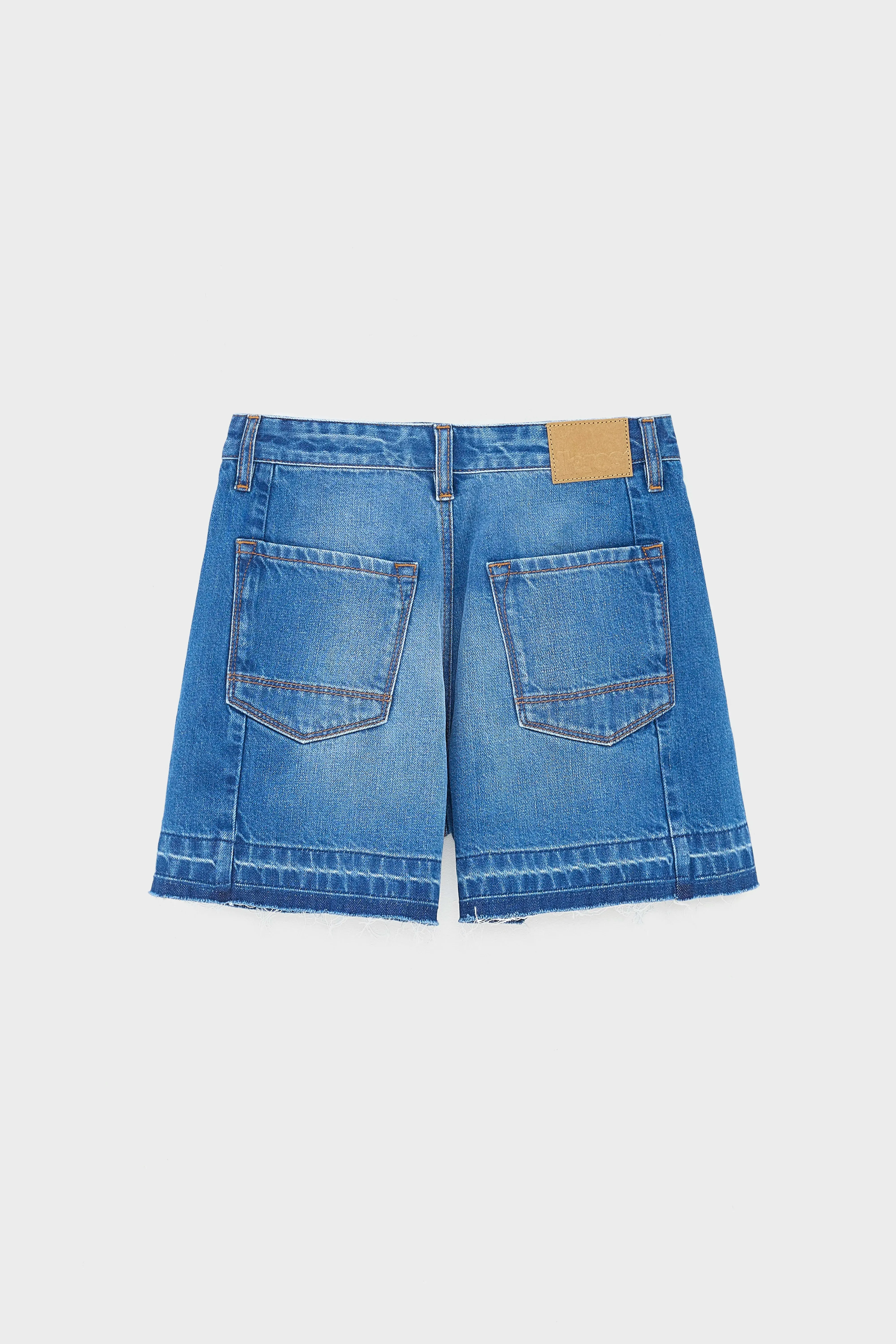 Pethula pleated denim shorts (261 / G / BLUE STONE) sold by Bellerose product image thumbnail 3
