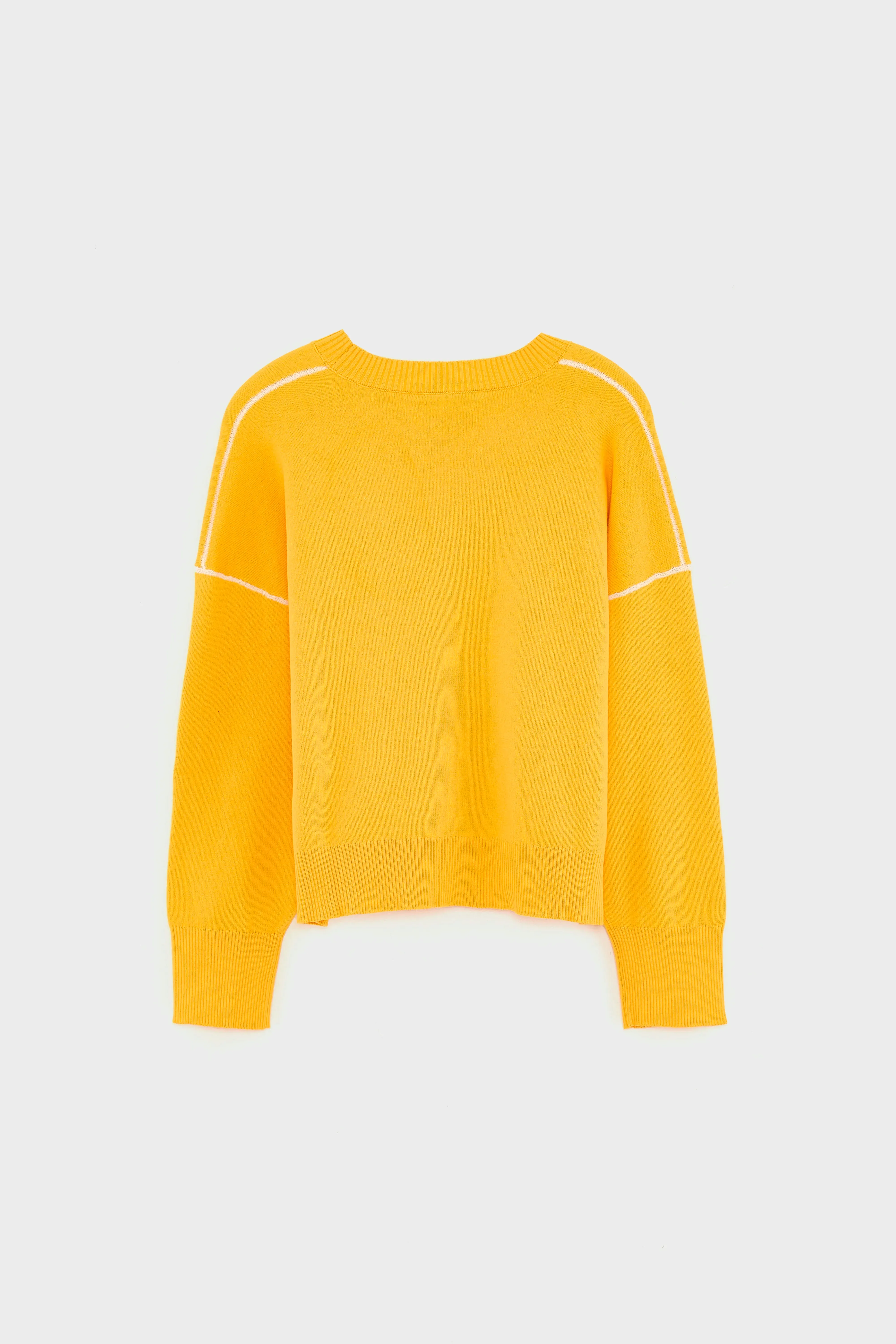 Angox crewneck sweater (261 / G / GIRASOLE) sold by Bellerose product image thumbnail 3