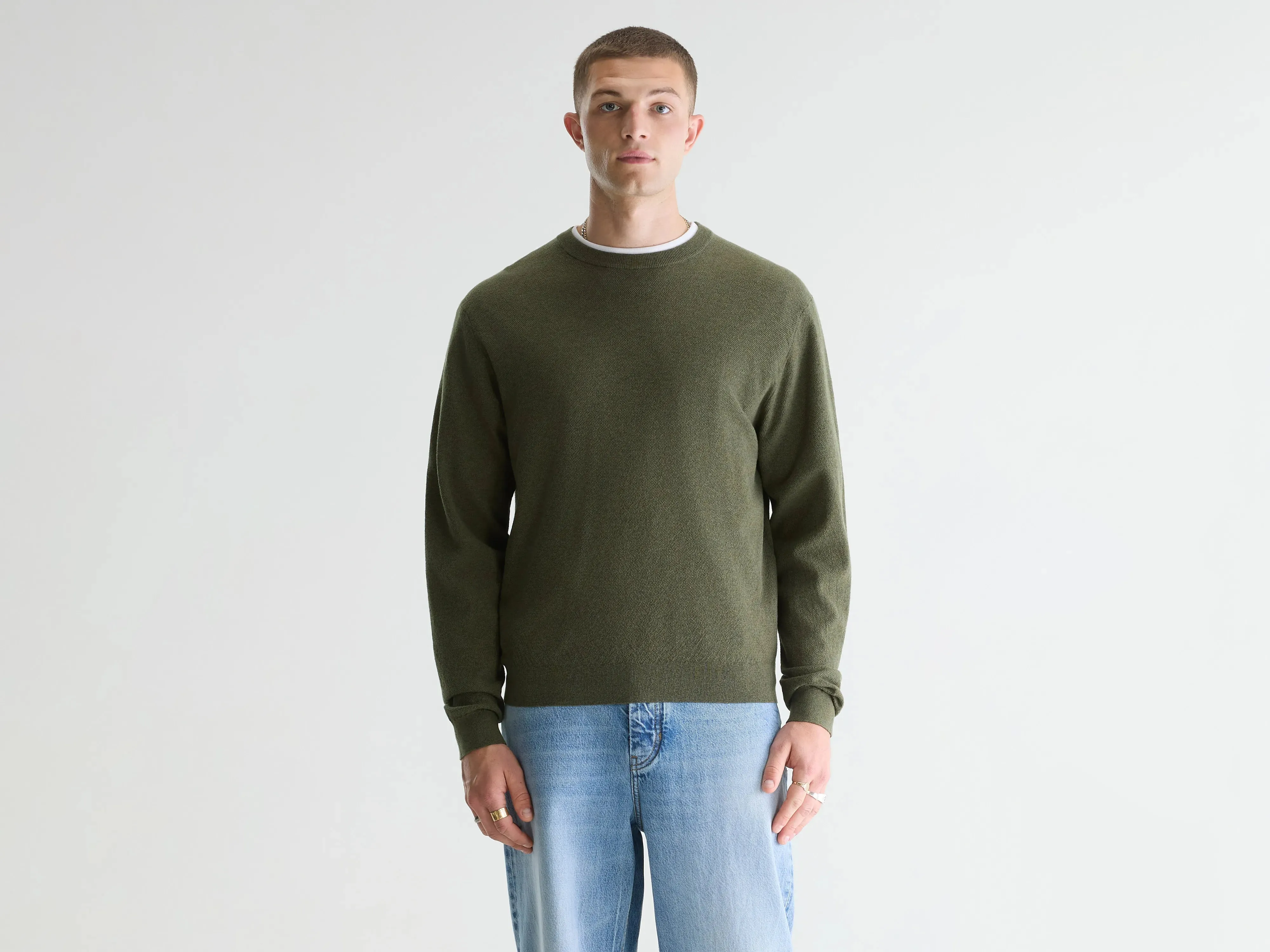 Alyc crewneck sweater (261 / M / JEEP) sold by Bellerose