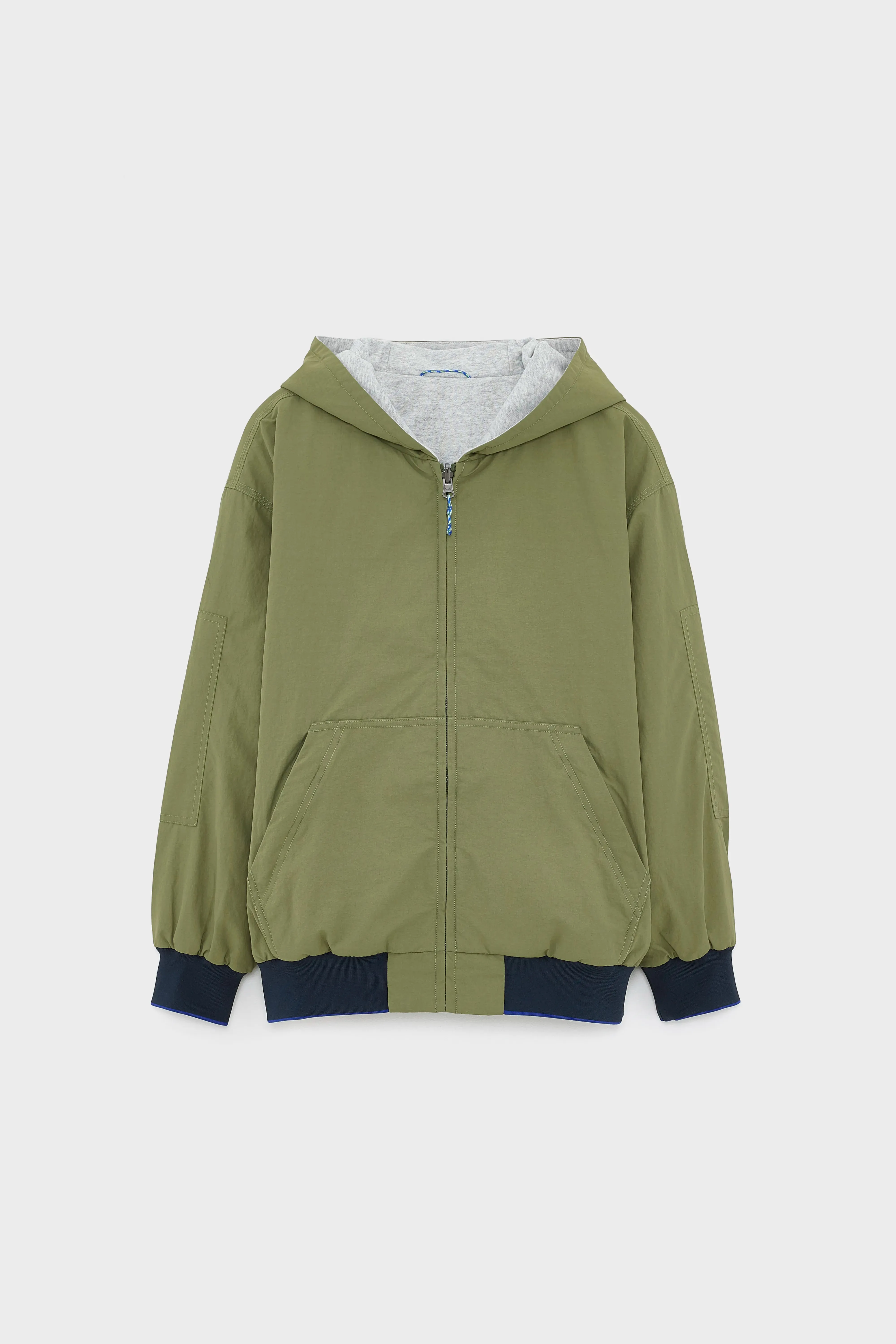 Hamzah relaxed rain jacket (261 / B / JEEP) sold by Bellerose product image thumbnail 2