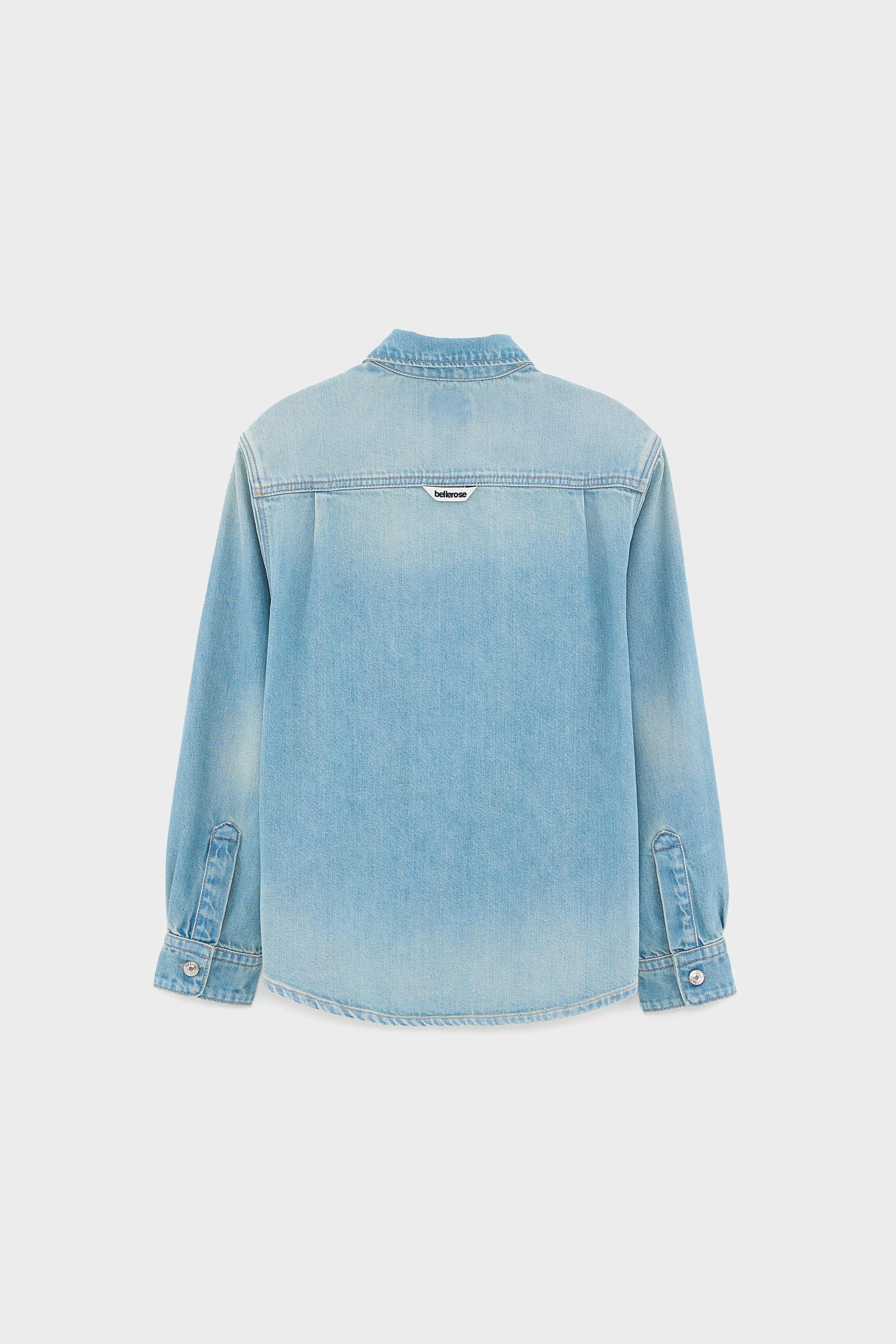 Puck oversized overshirt (261 / B / VINTAGE BLUE) sold by Bellerose product image thumbnail 3