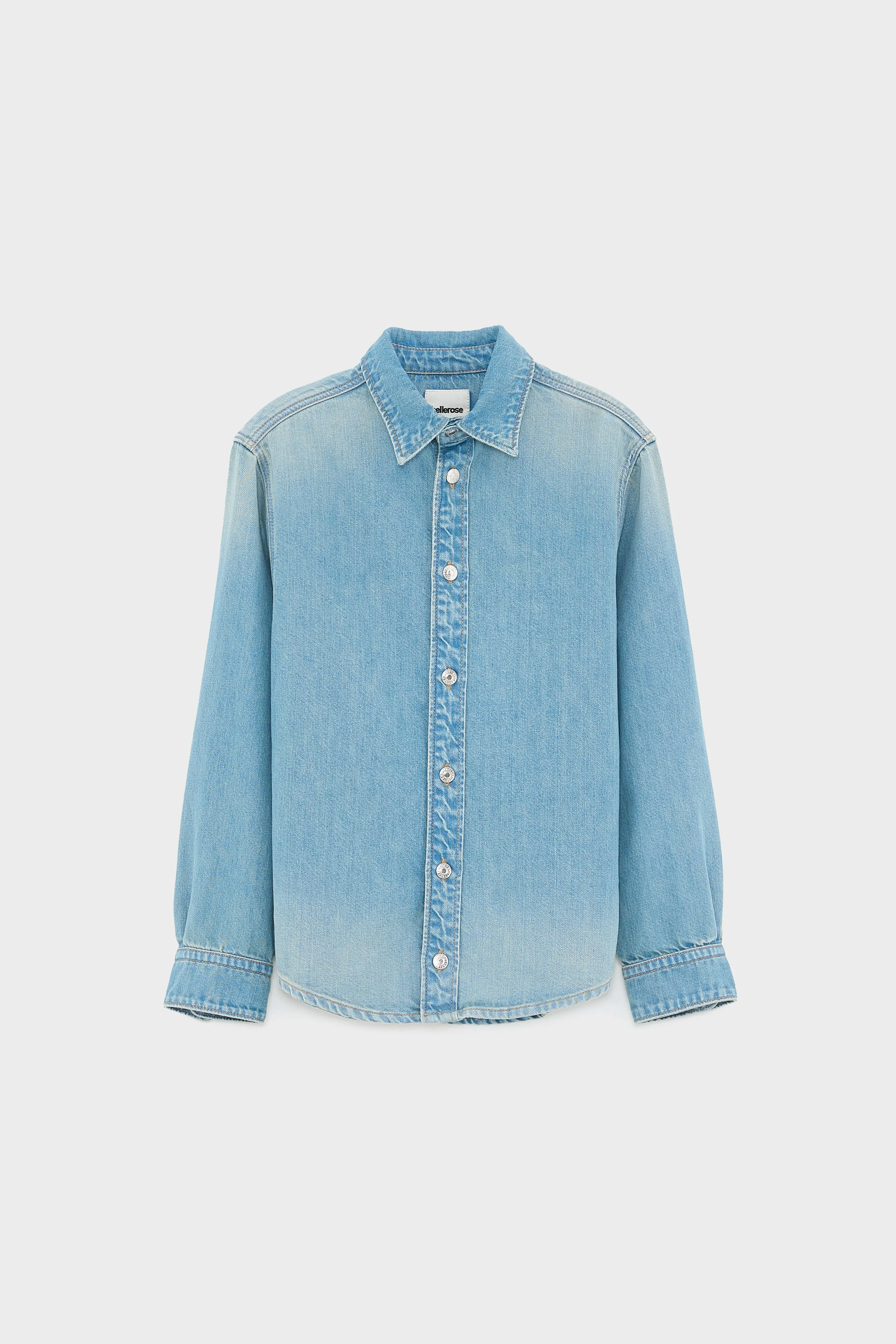 Puck oversized overshirt (261 / B / VINTAGE BLUE) sold by Bellerose product image thumbnail 2