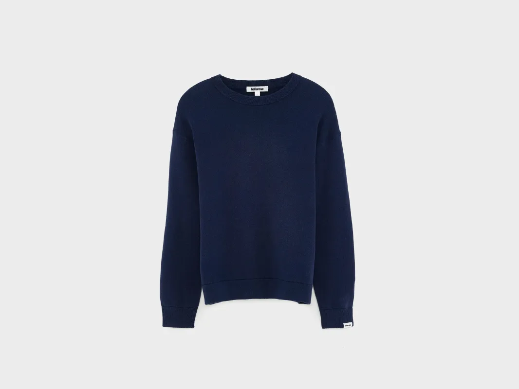 Angbo crewneck sweater (261 / B / DARK NAVY) sold by Bellerose