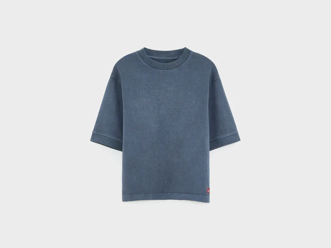 Cursty short-sleeve t-shirt (261 / B / BLACK SAND) sold by Bellerose