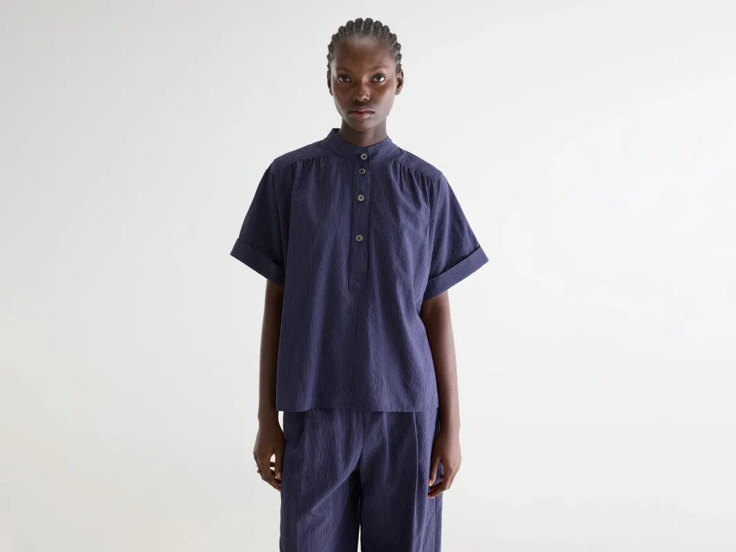 Pear striped blouse (261 / W / STRIPE A) made by Bellerose