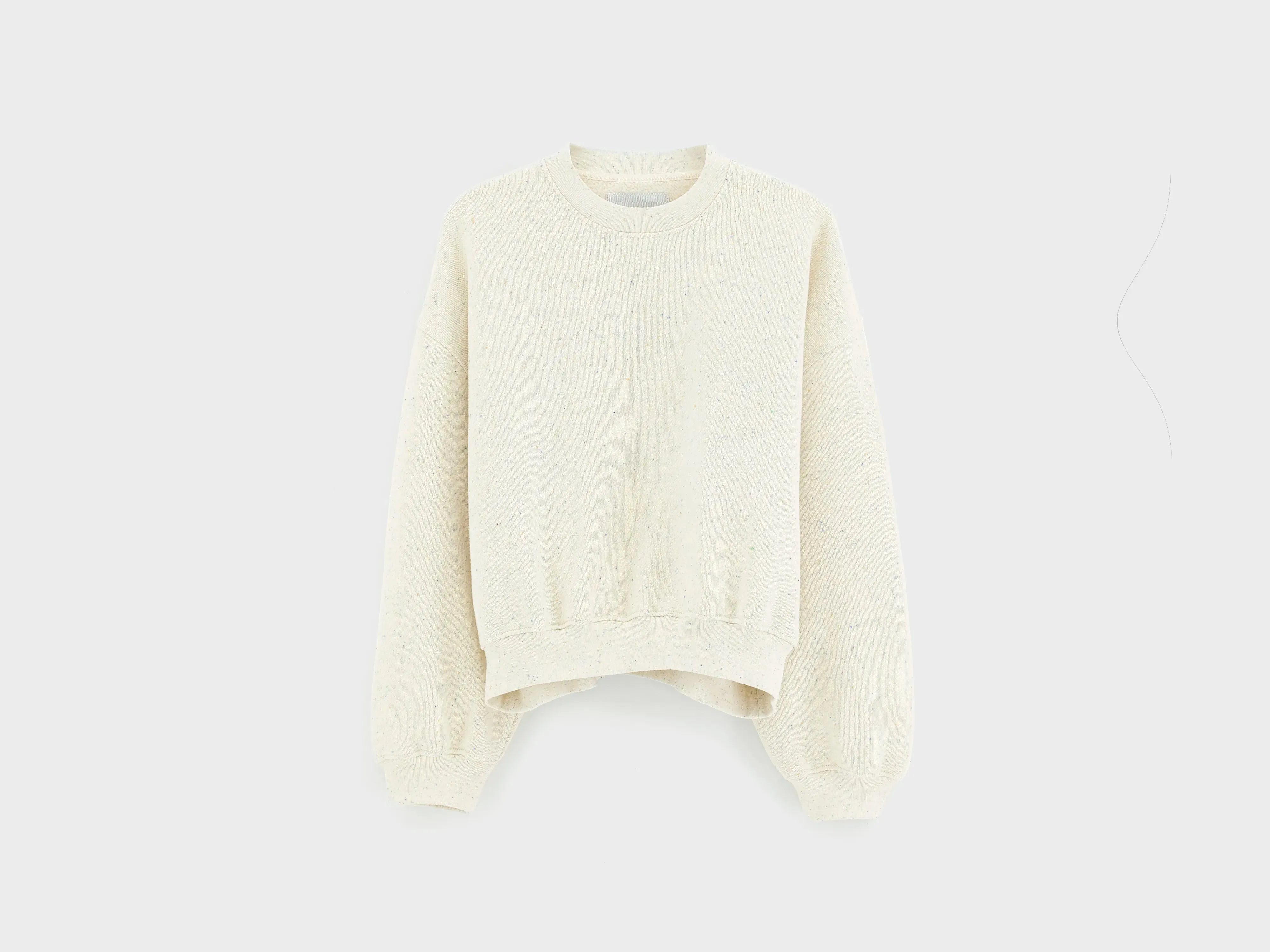 Fancy cropped crewneck sweatshirt (261 / W / COMBO A) sold by Bellerose