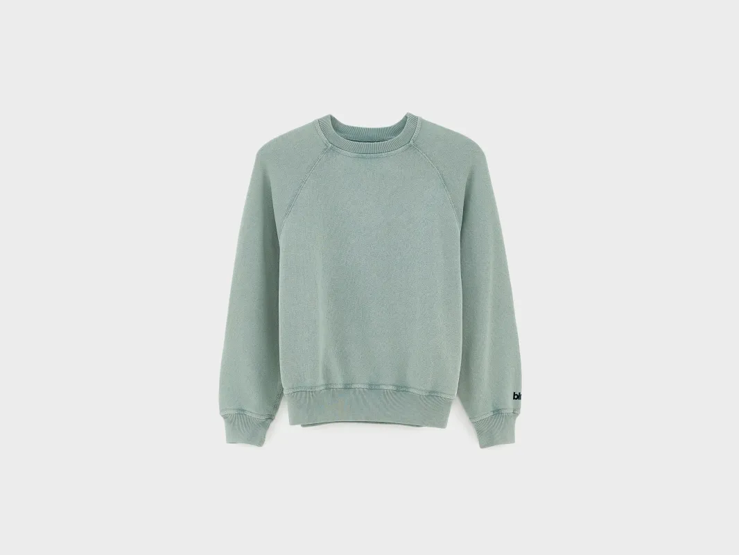 Fagolo crewneck sweatshirt (261 / B / LIMESTONE) sold by Bellerose