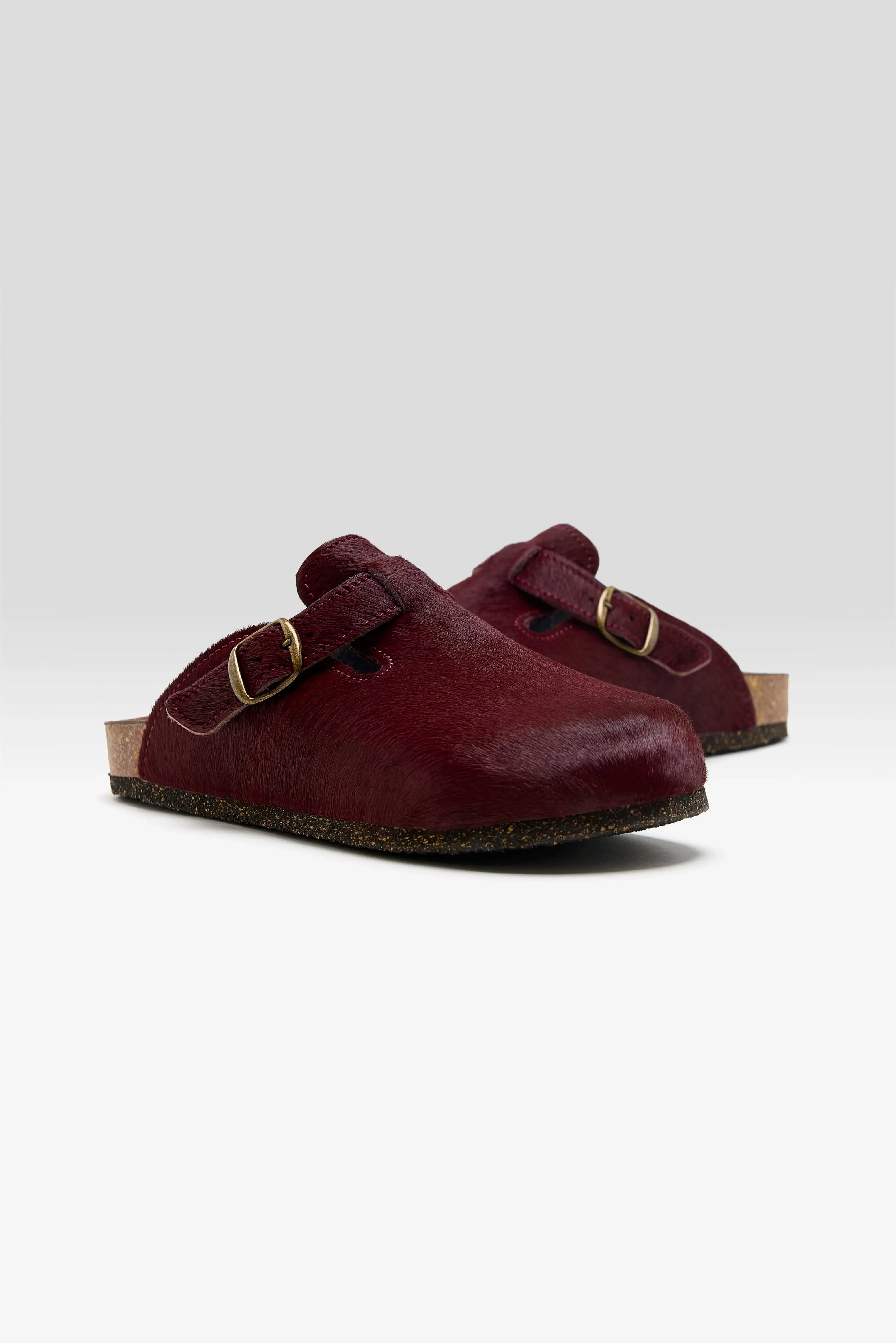Bordeaux Ponyhair Mules (261 / W / BORDEAUX) sold by Bellerose product image thumbnail 3