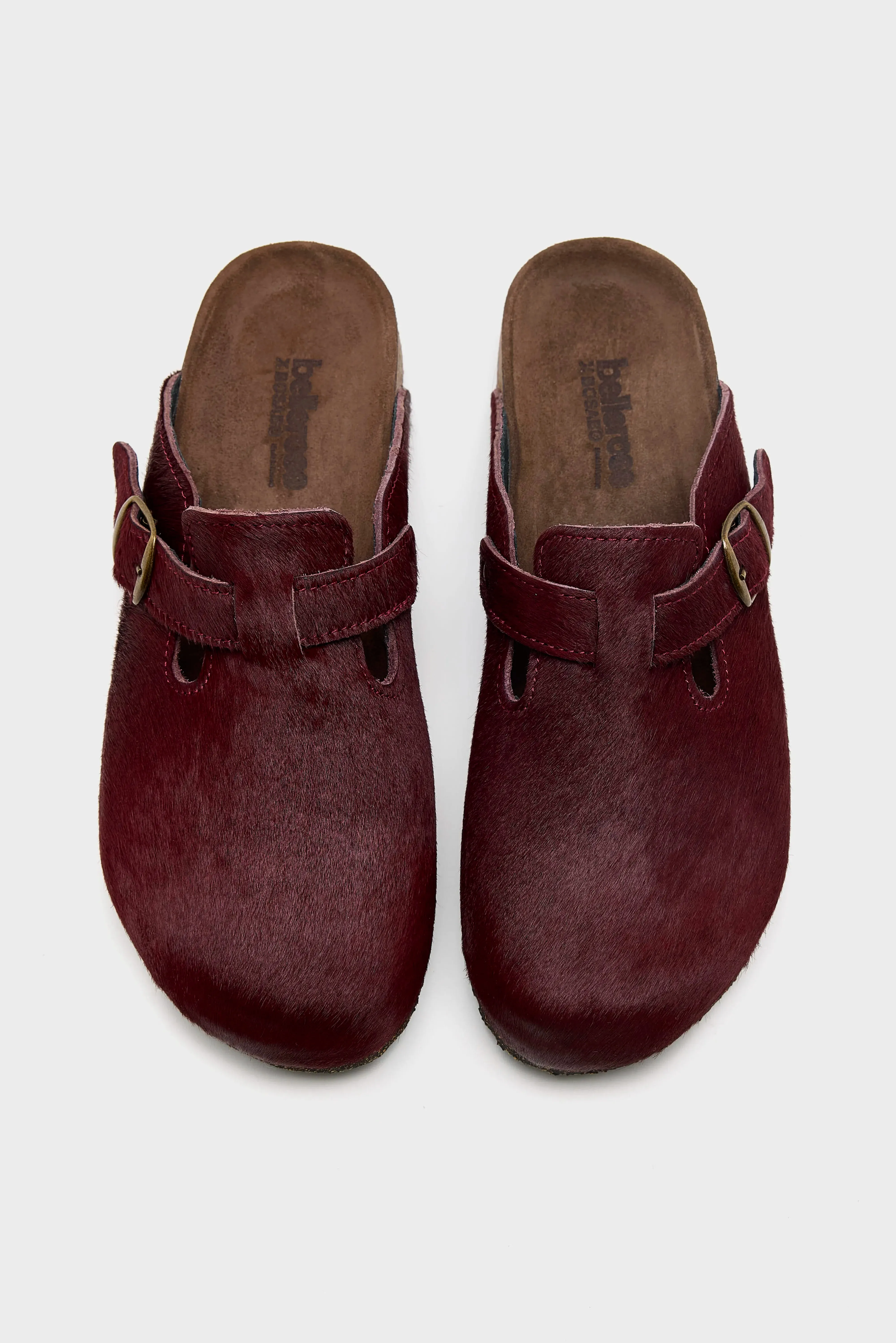 Bordeaux Ponyhair Mules (261 / W / BORDEAUX) sold by Bellerose product image thumbnail 4