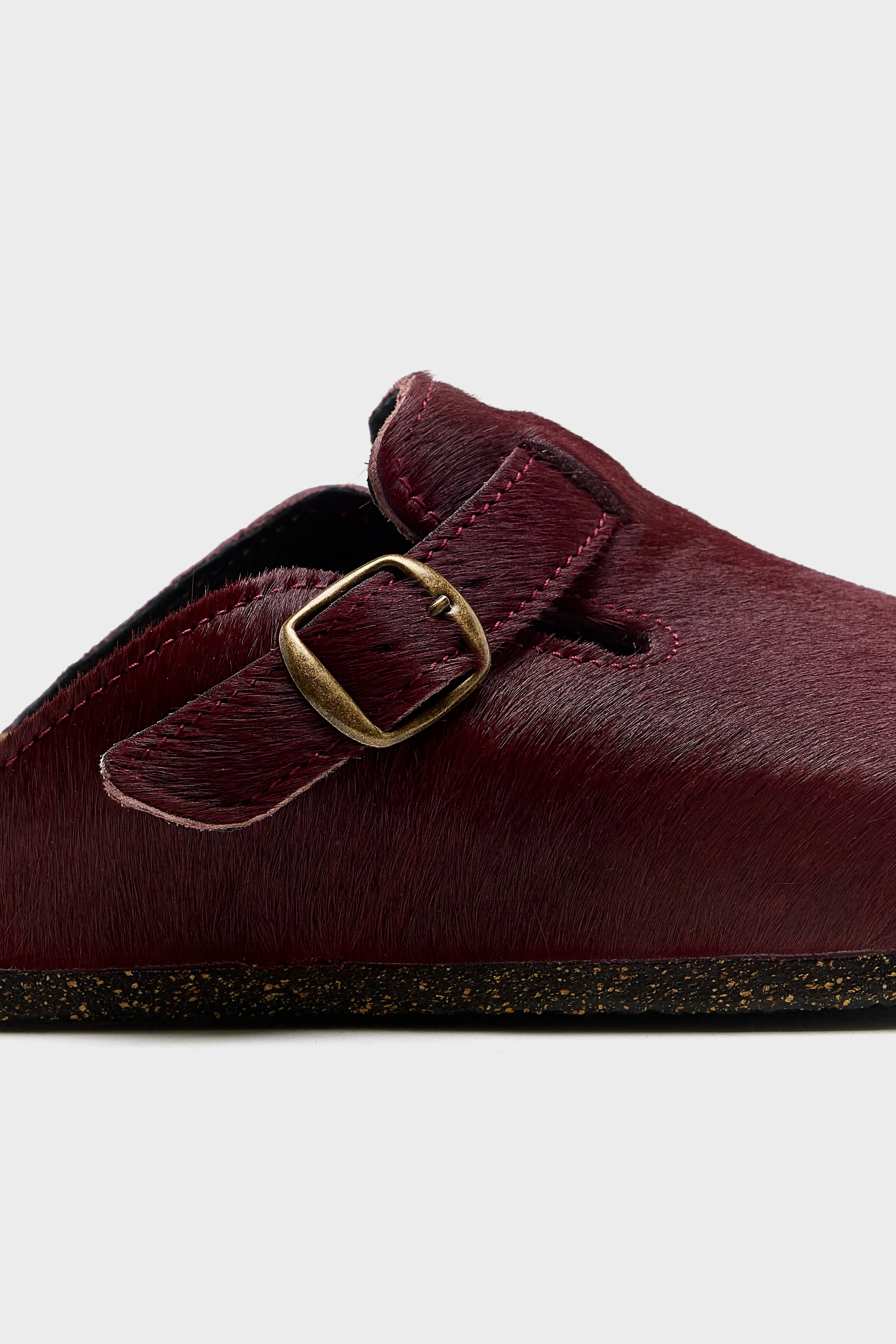 Bordeaux Ponyhair Mules (261 / W / BORDEAUX) sold by Bellerose product image thumbnail 5