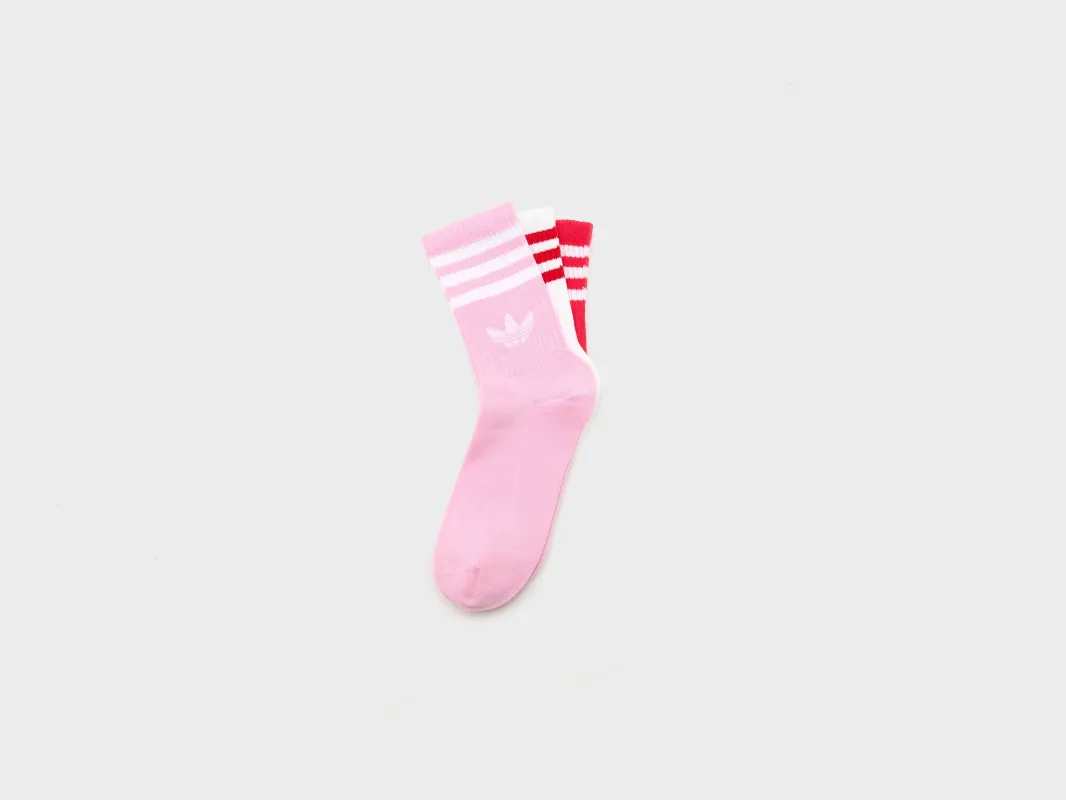 Mid Cut Crew Socks for Women  (261 / W / PINK) sold by Bellerose