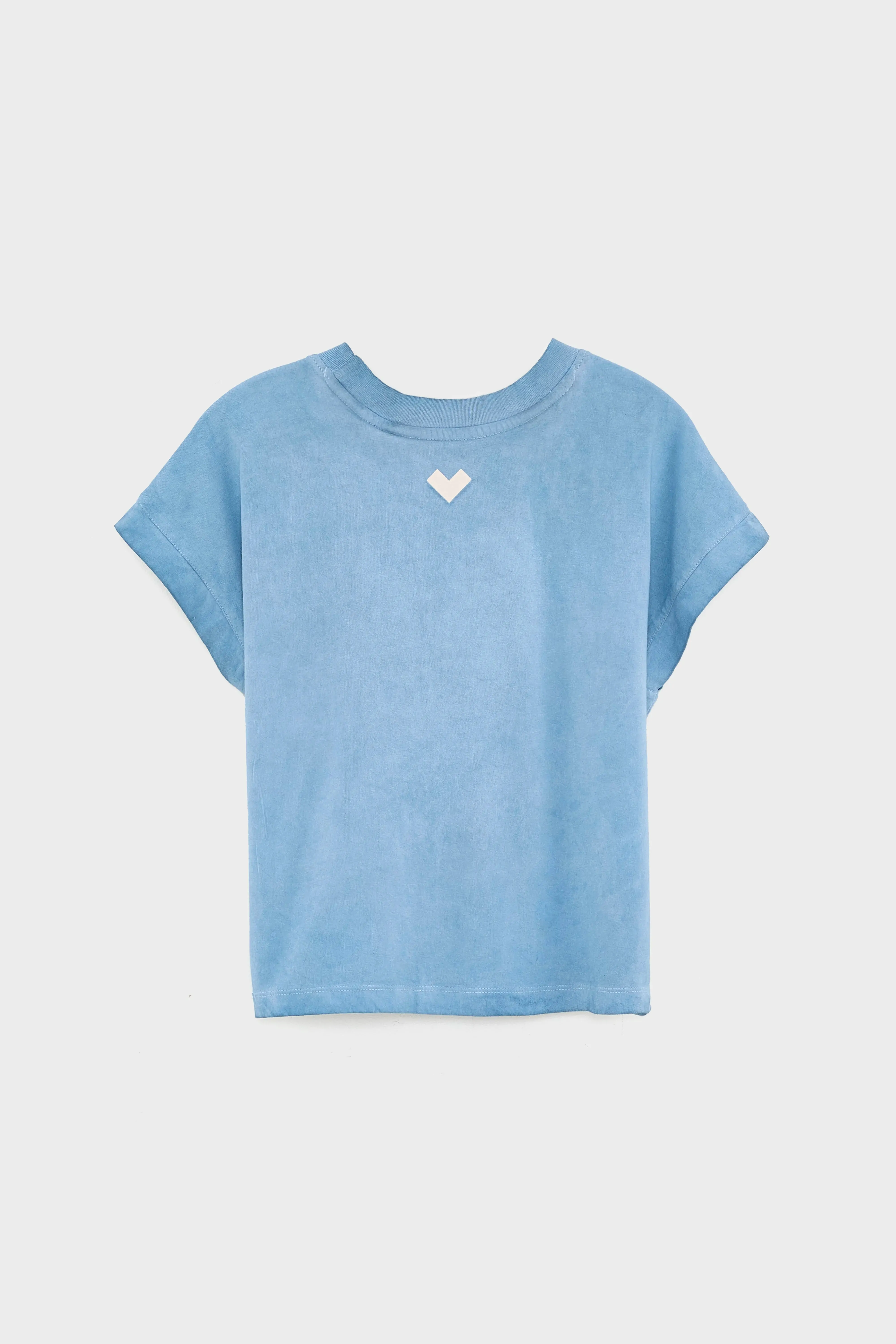 Cindo cropped t-shirt (261 / G / CHAMBRAY) sold by Bellerose product image thumbnail 3