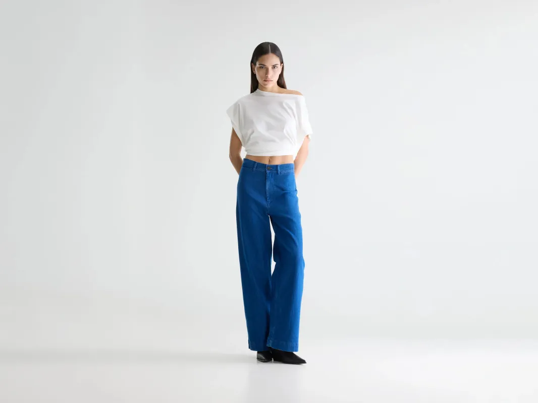 Lottie wide jeans (252 / W / ONE WASH) sold by Bellerose