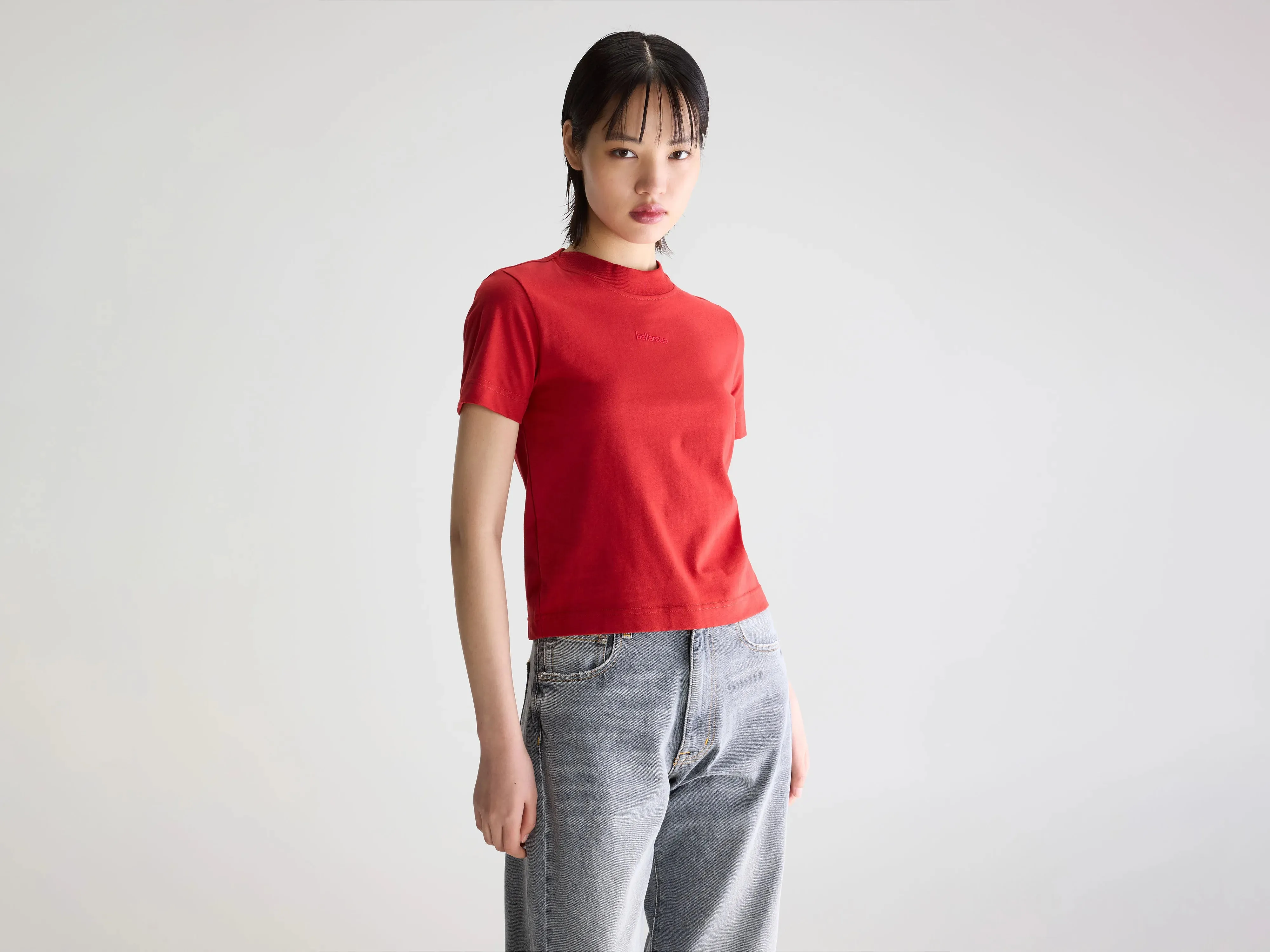Flec slim t-shirt (261 / W / ECARLATE) sold by Bellerose