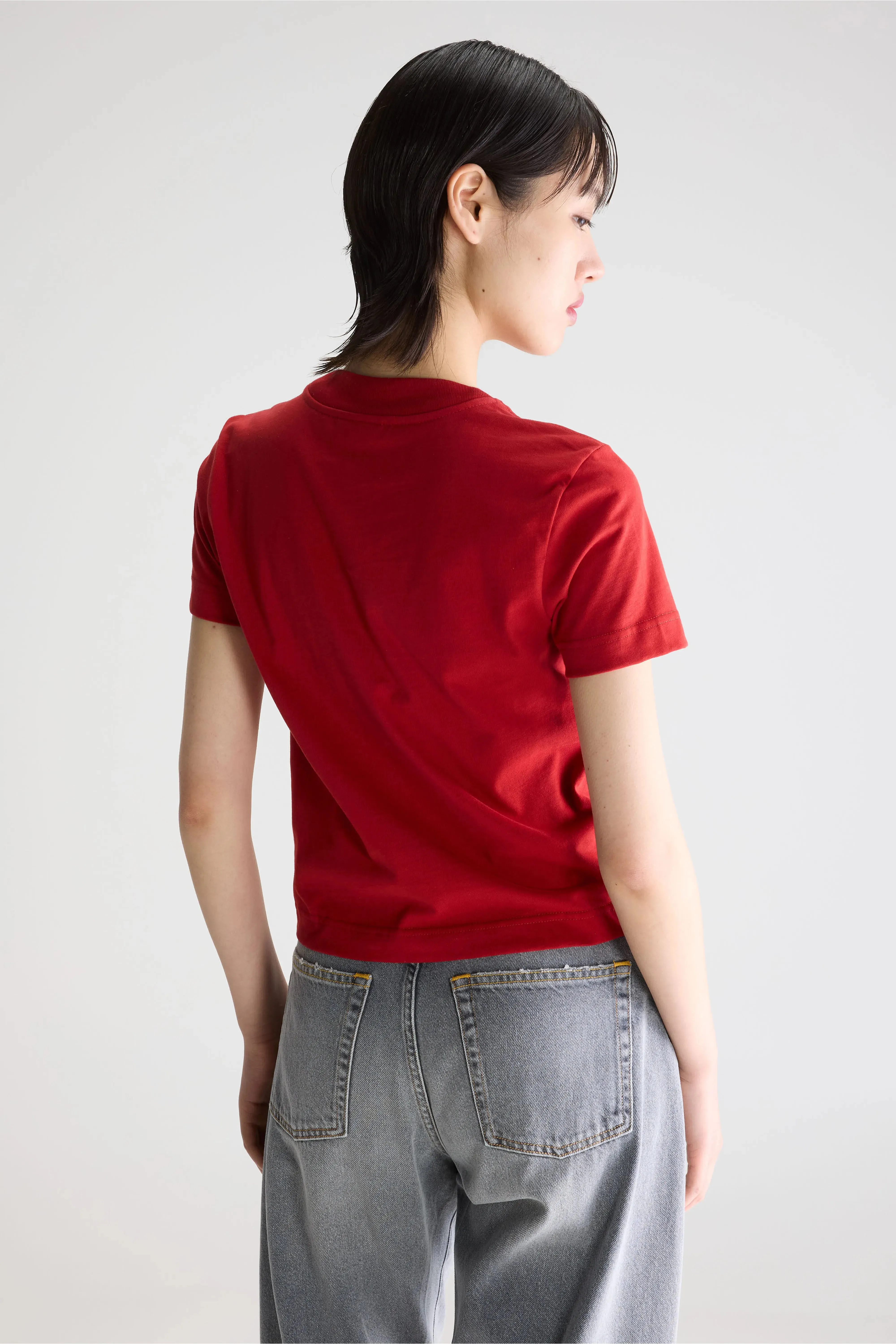 Flec slim t-shirt (261 / W / ECARLATE) sold by Bellerose product image thumbnail 4