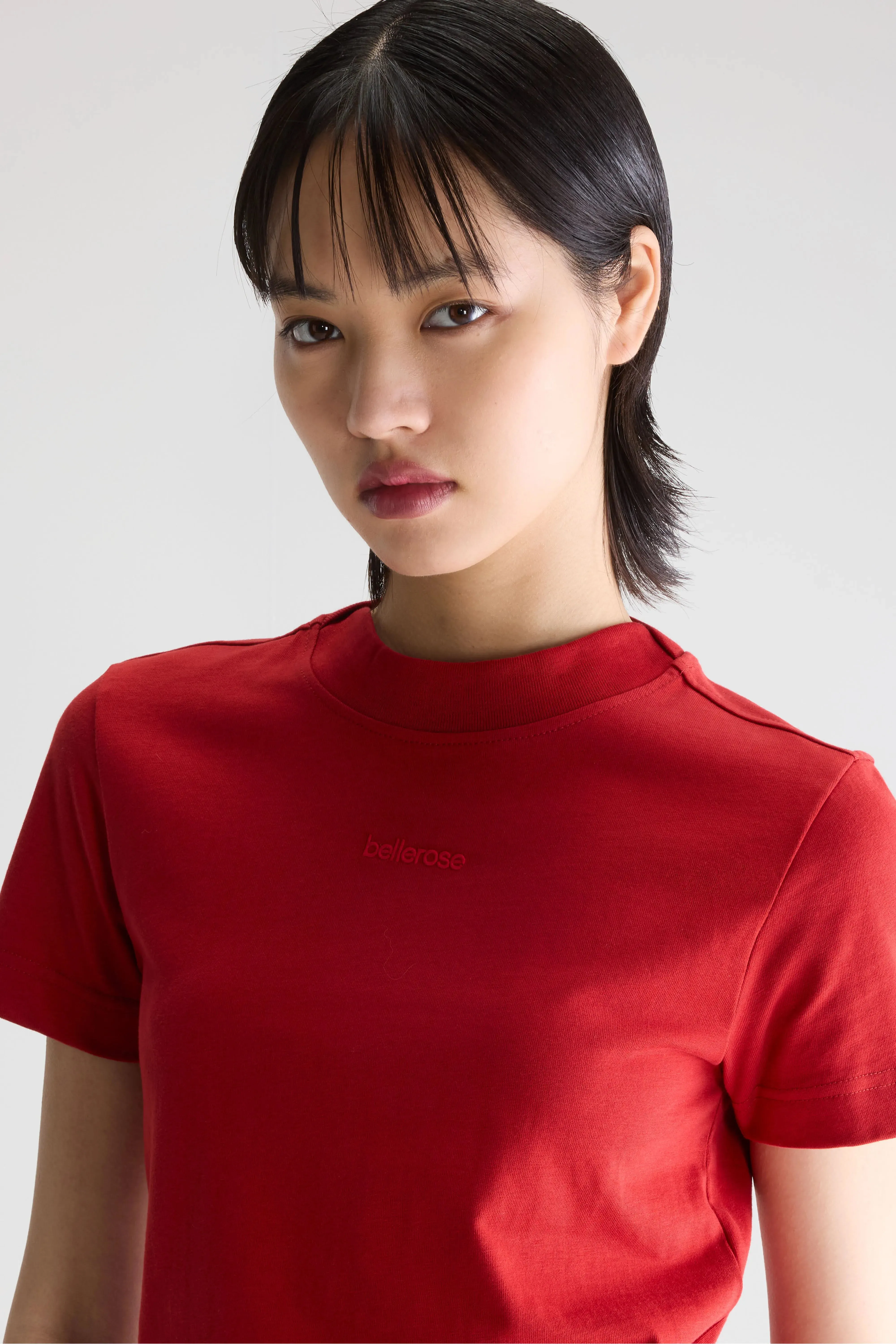 Flec slim t-shirt (261 / W / ECARLATE) sold by Bellerose product image thumbnail 5