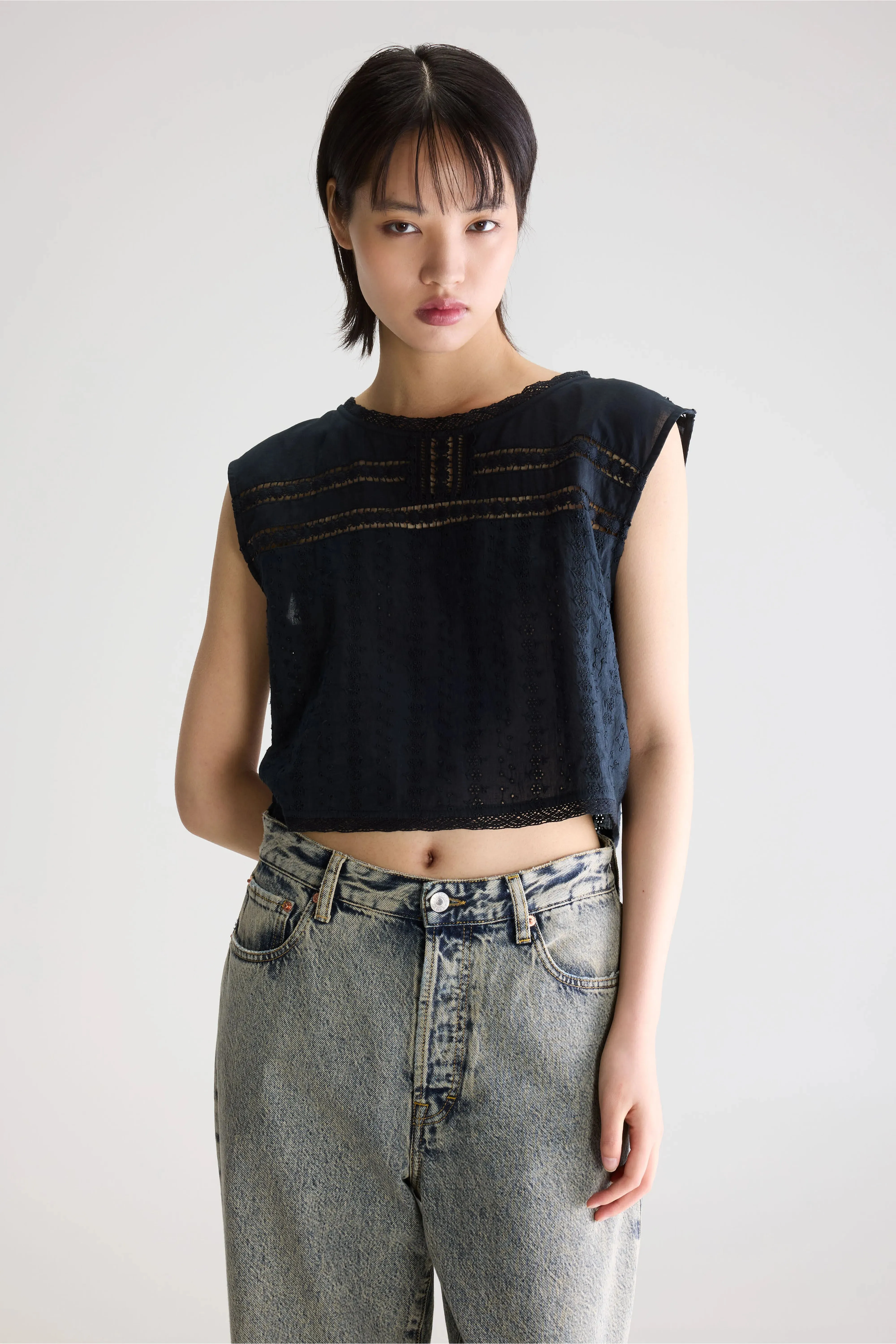 Donna embroidered blouse (261 / W / METEORITE) sold by Bellerose product image thumbnail 2