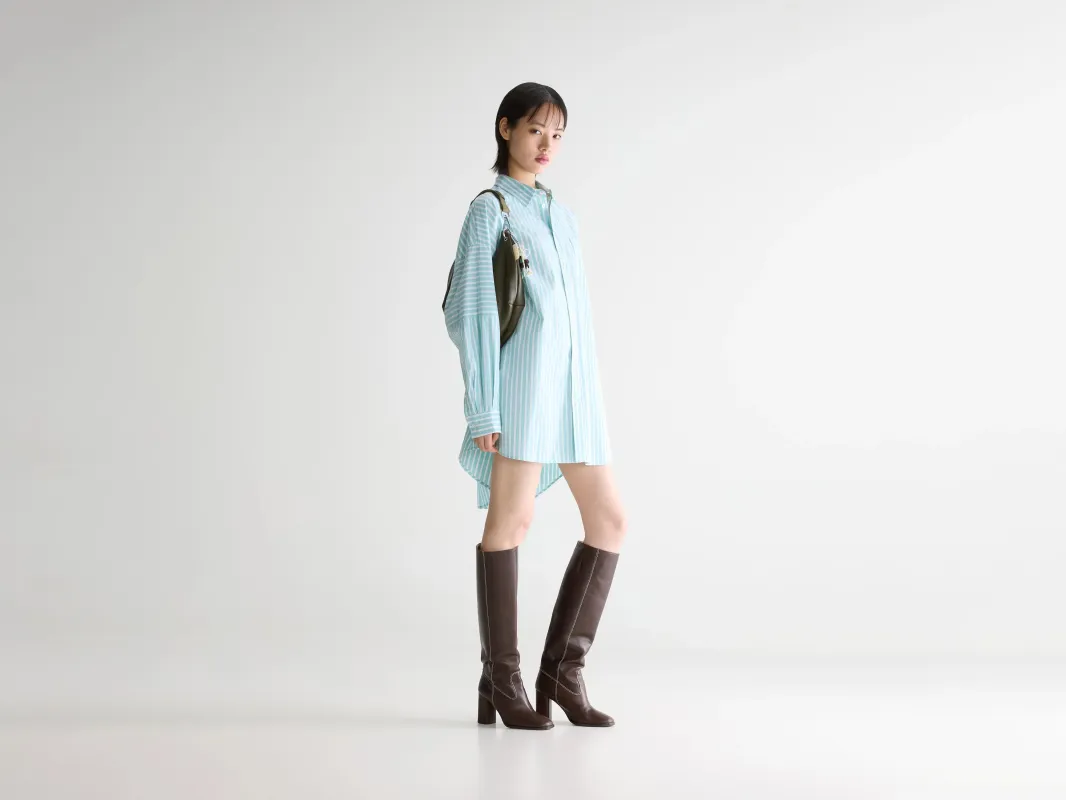 Jinner striped shirt dress (261 / W / STRIPE A) made by Bellerose