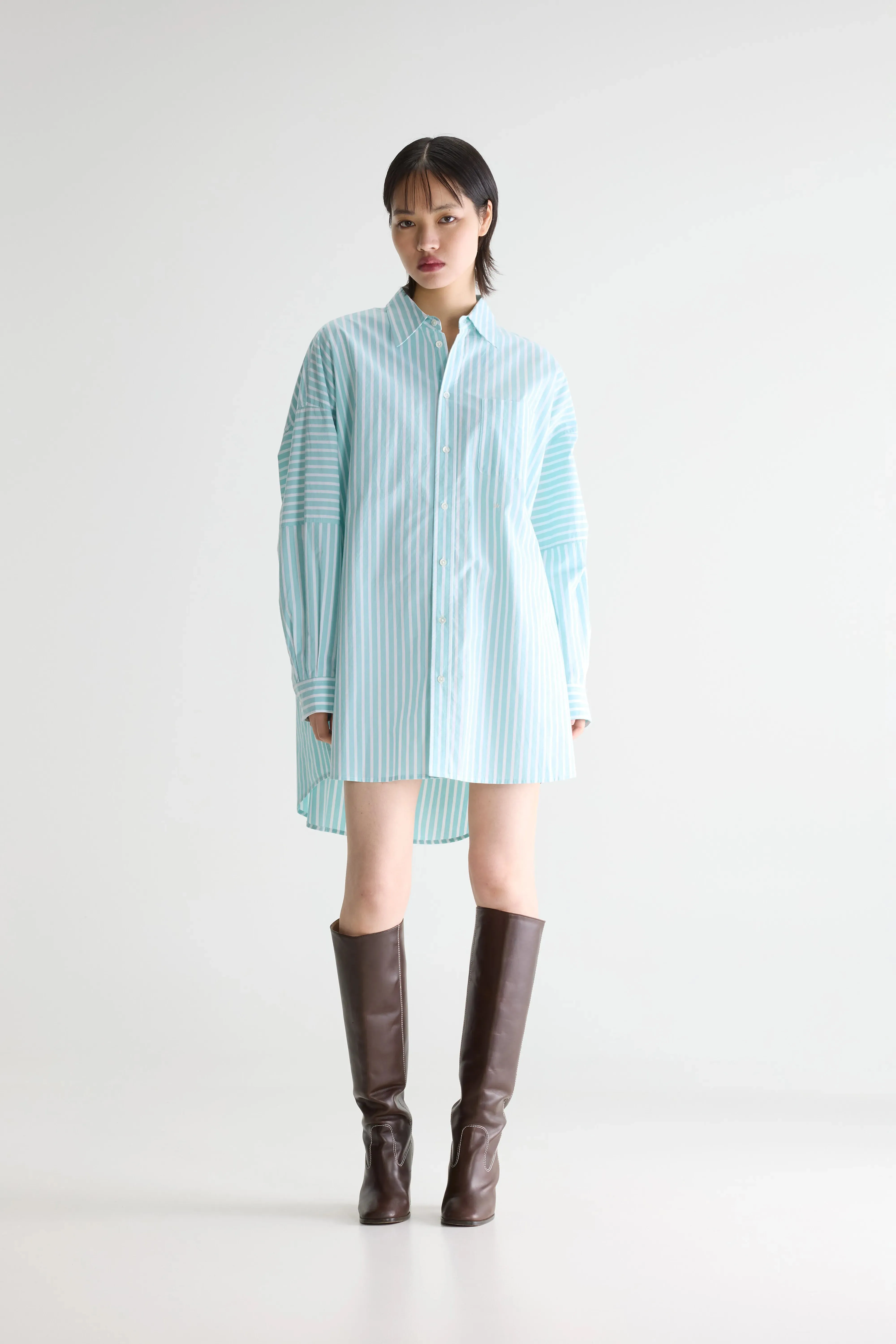 Jinner striped shirt dress (261 / W / STRIPE A) sold by Bellerose product image thumbnail 4