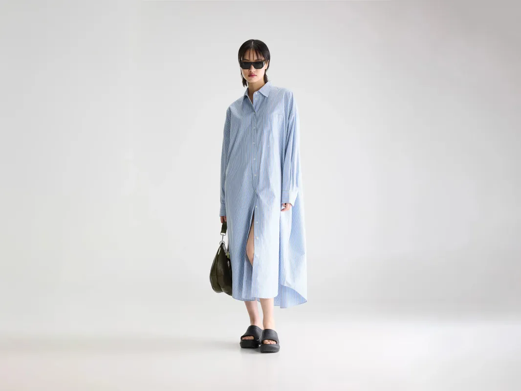 Ginnie long shirt dress (261 / W / STRIPE B) made by Bellerose