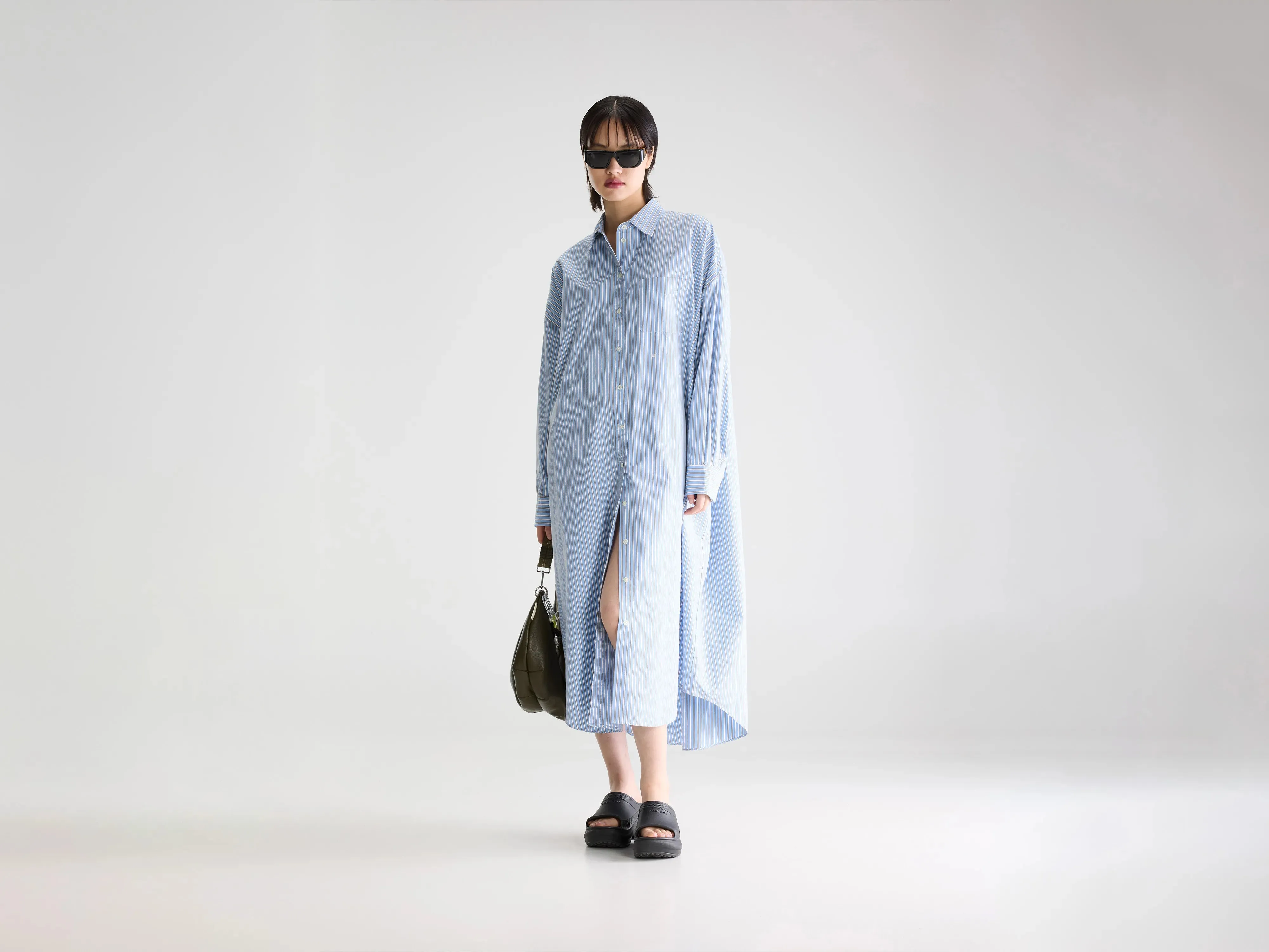 Ginnie long shirt dress (261 / W / STRIPE B) sold by Bellerose