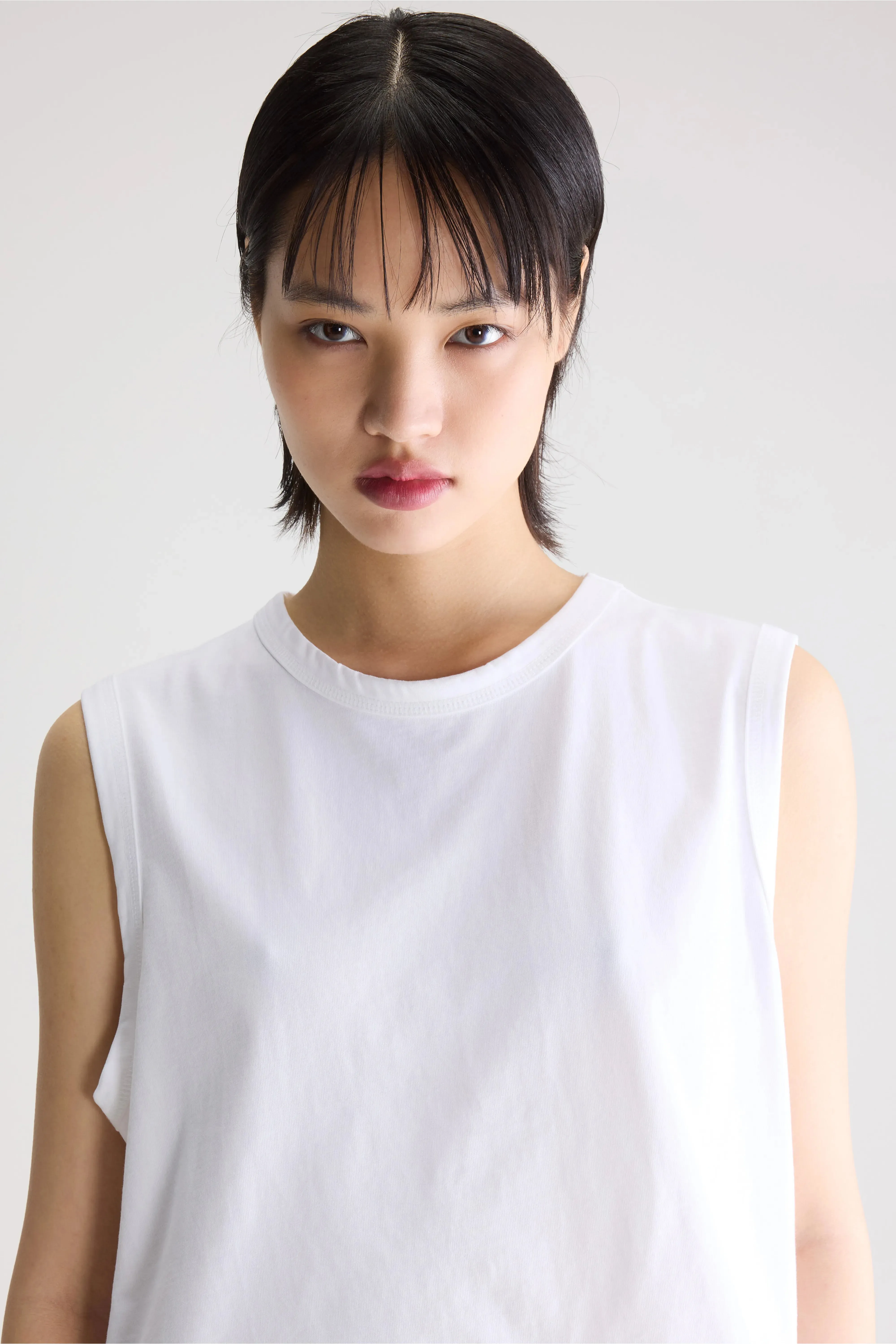 Cuare regular tank top (261 / W / WHITE) sold by Bellerose product image thumbnail 5