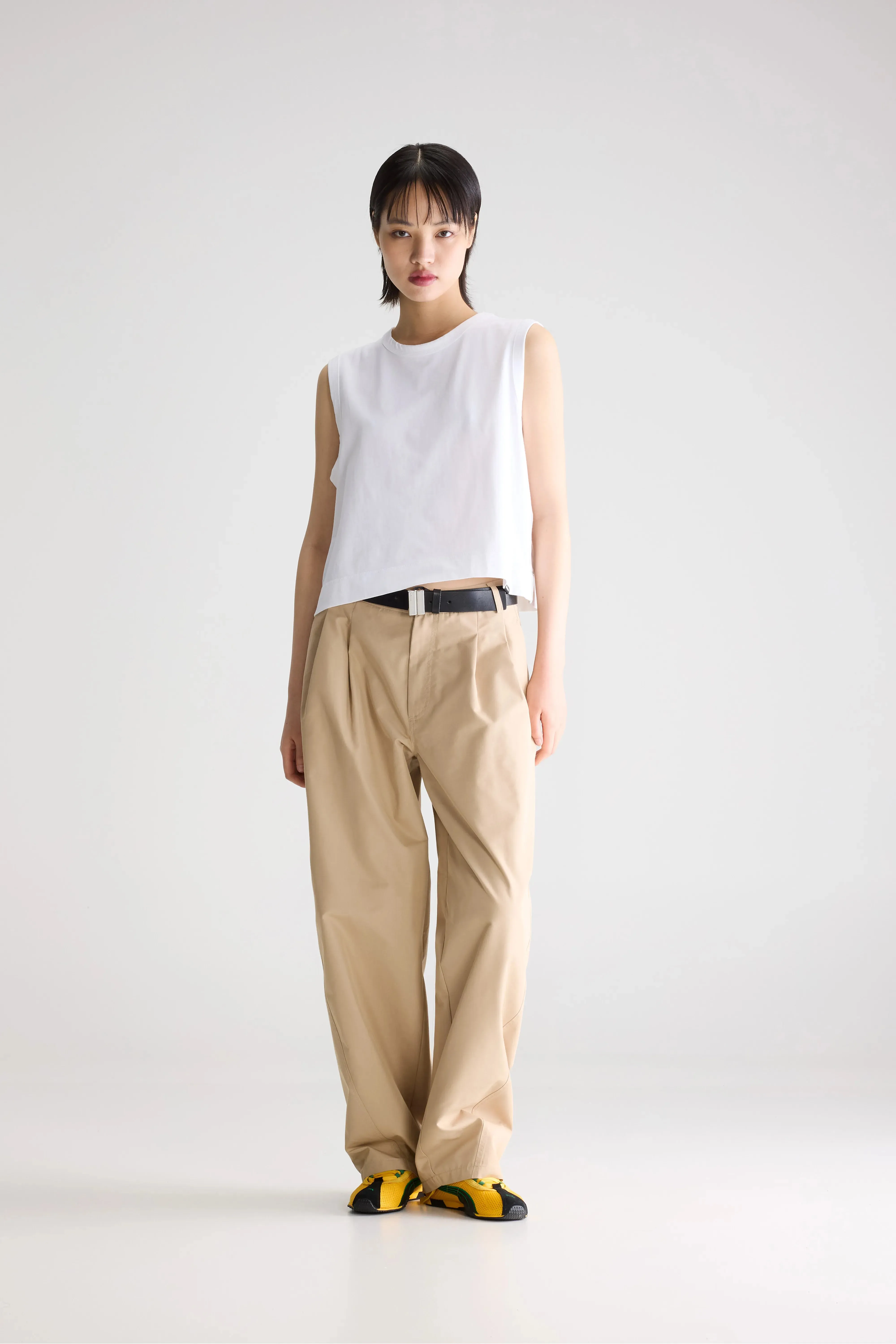 Cuare regular tank top (261 / W / WHITE) sold by Bellerose product image thumbnail 3