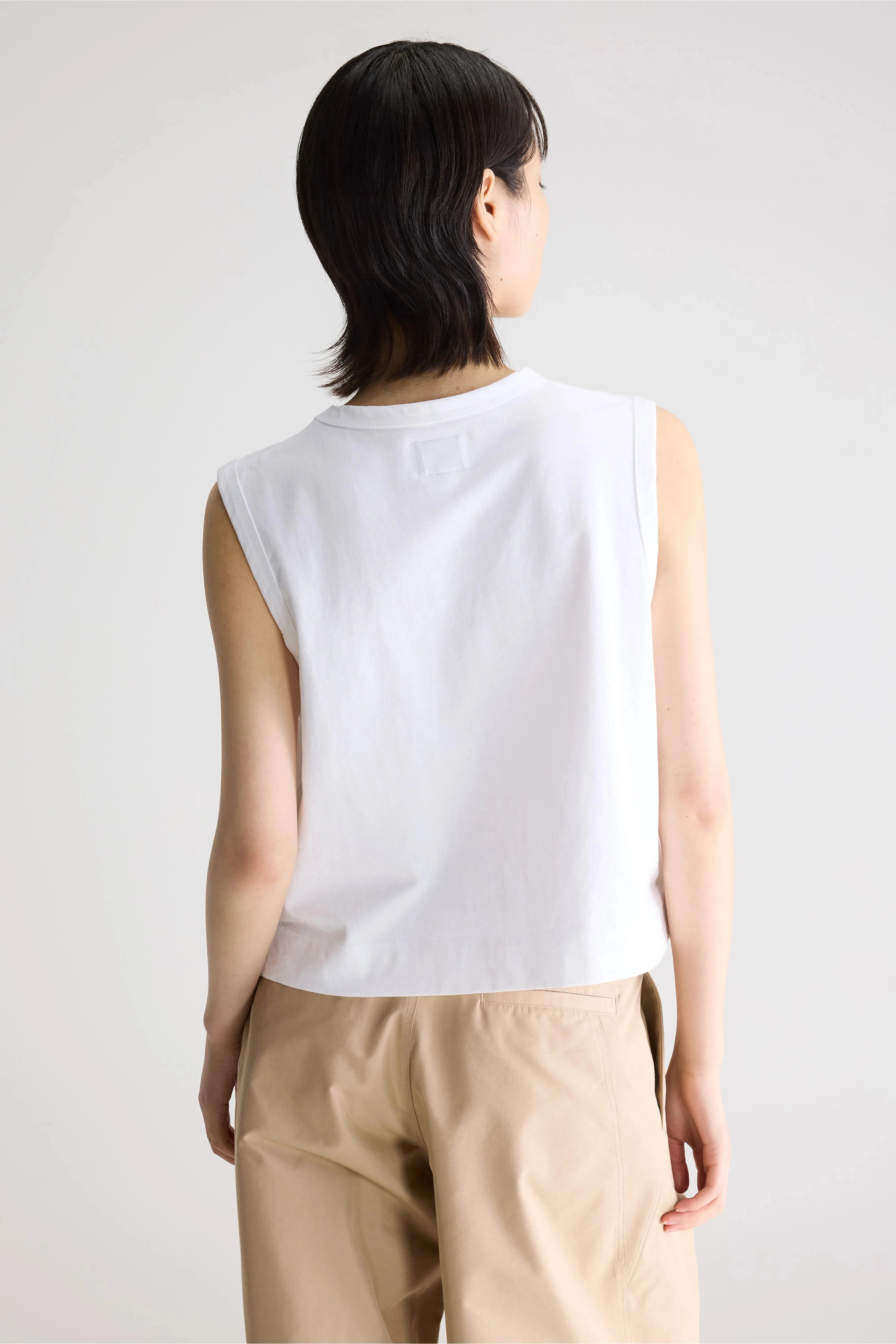 Cuare regular tank top (261 / W / WHITE) sold by Bellerose product image thumbnail 4