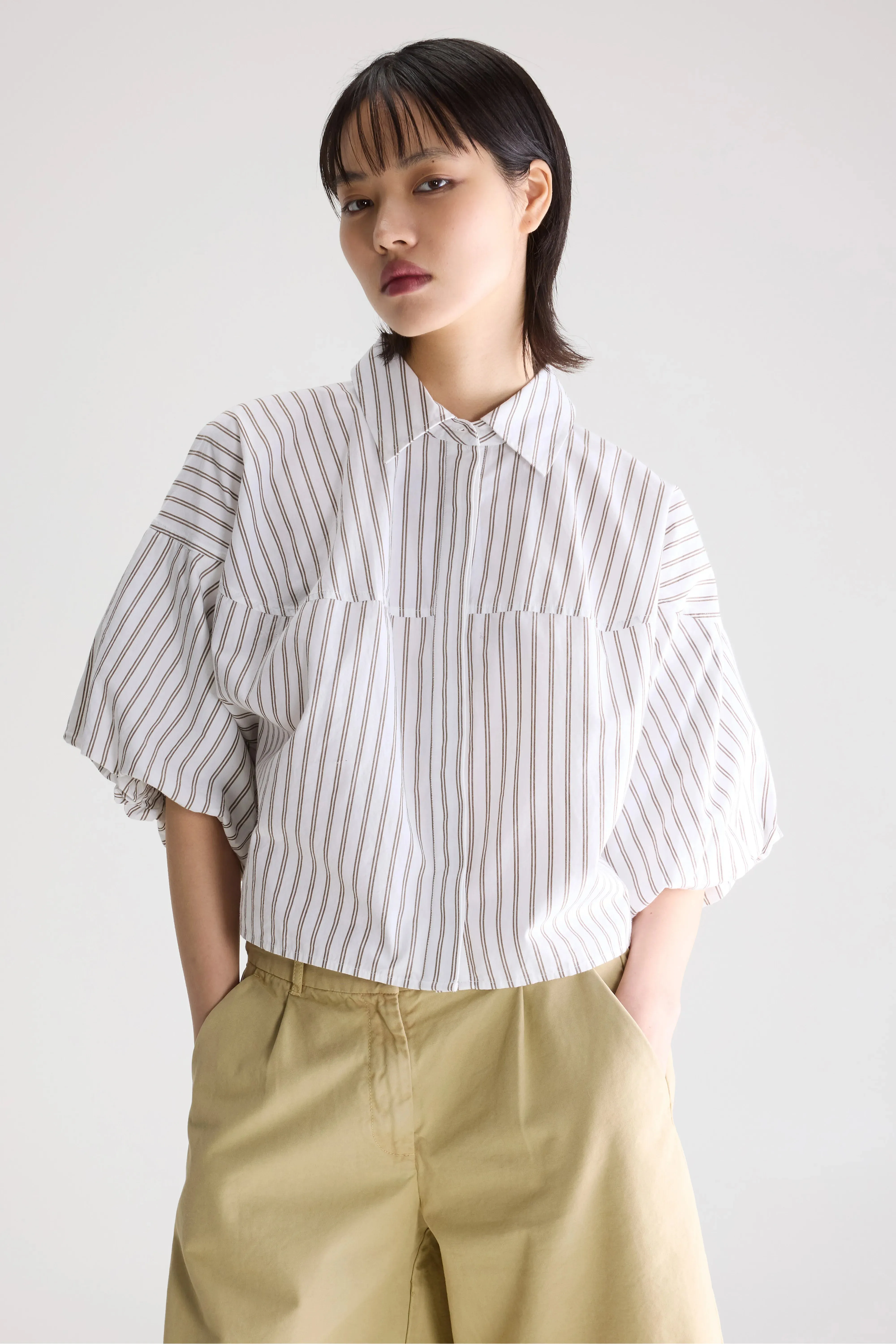 Cassy balloon shirt (261 / W / STRIPE A) sold by Bellerose product image thumbnail 2