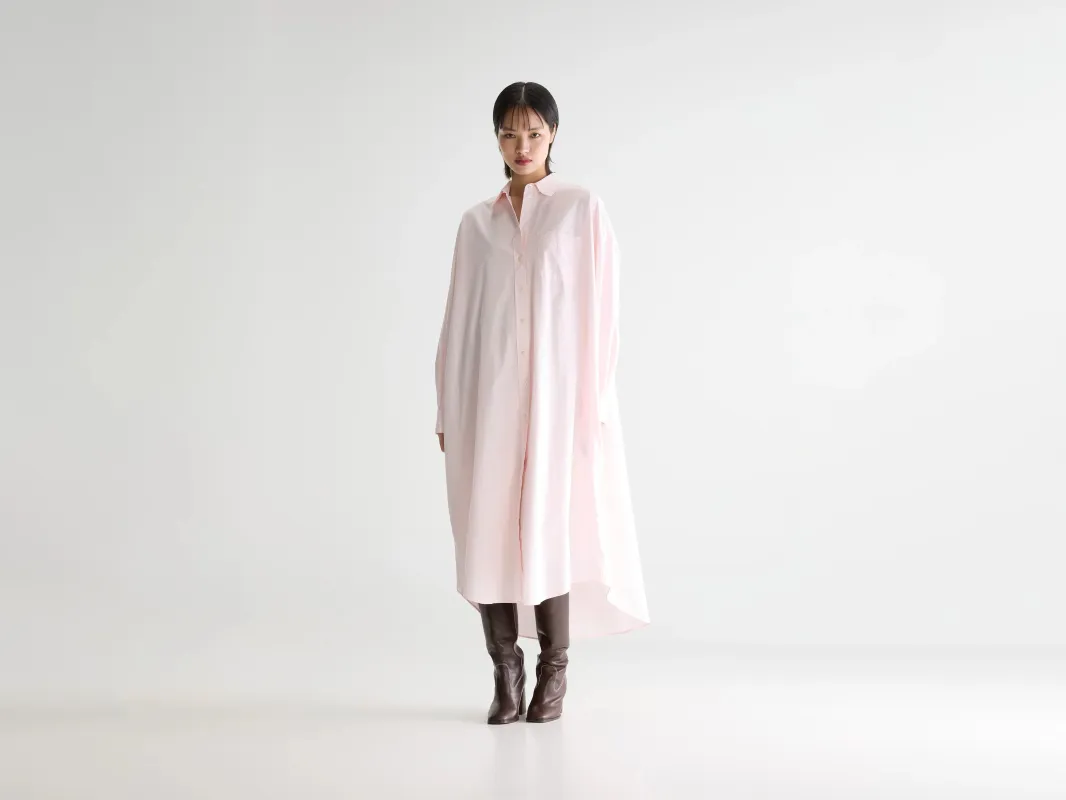 Ginnie long shirt dress (261 / W / DUSK) made by Bellerose