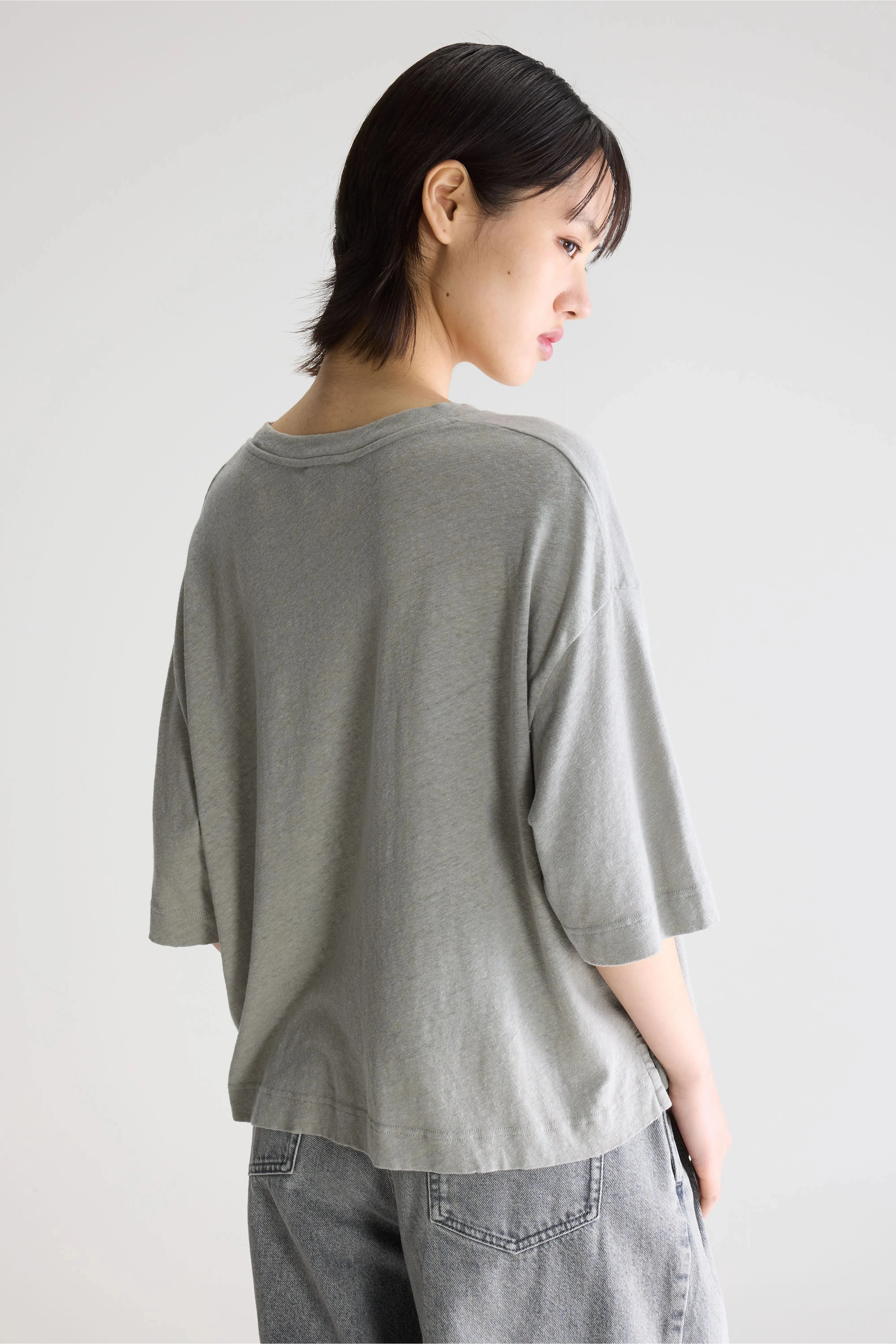 Vydel short-sleeve t-shirt (261 / W / STEEL) sold by Bellerose product image thumbnail 4