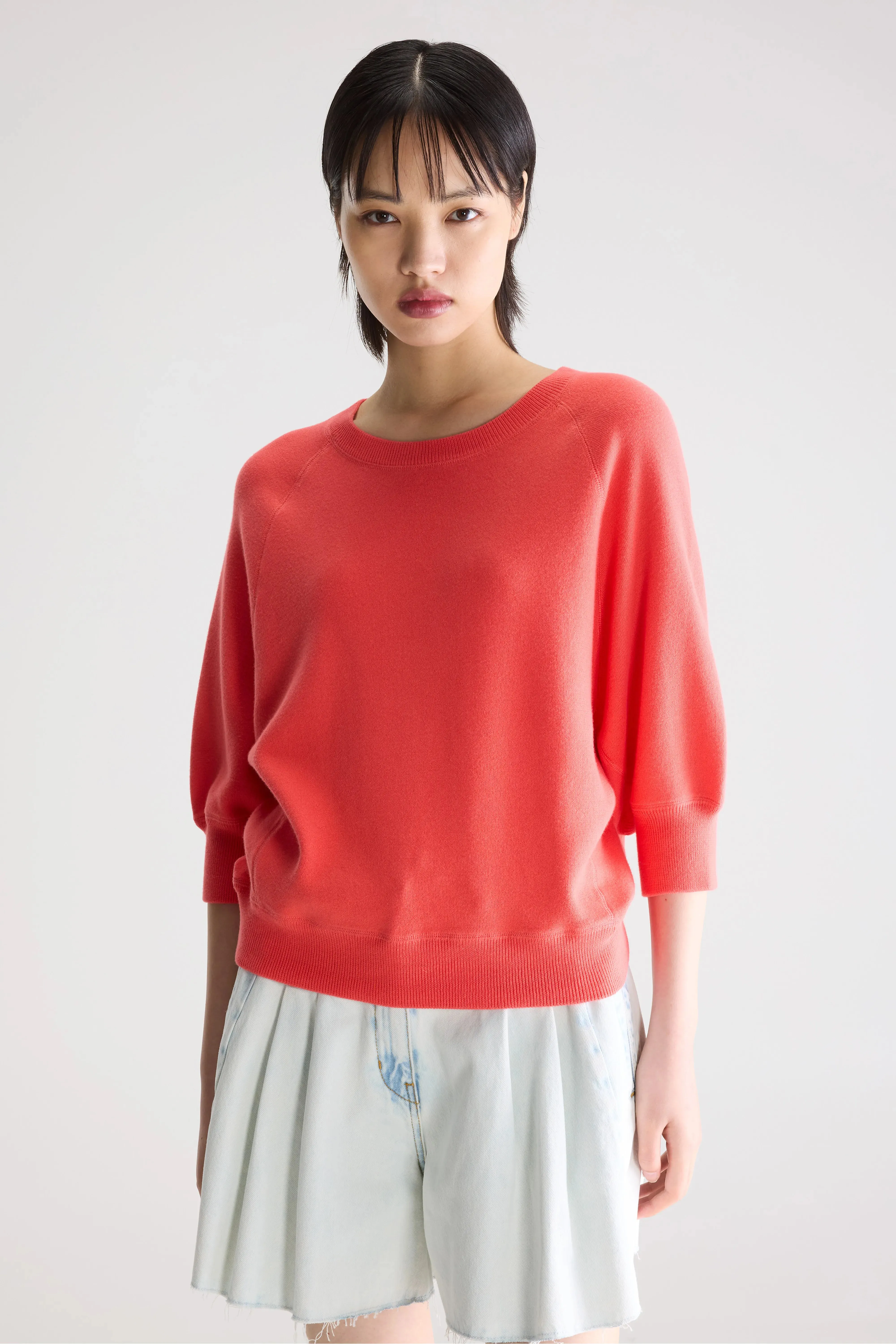 Anglet crewneck sweater (261 / W / CORAIL) sold by Bellerose product image thumbnail 2