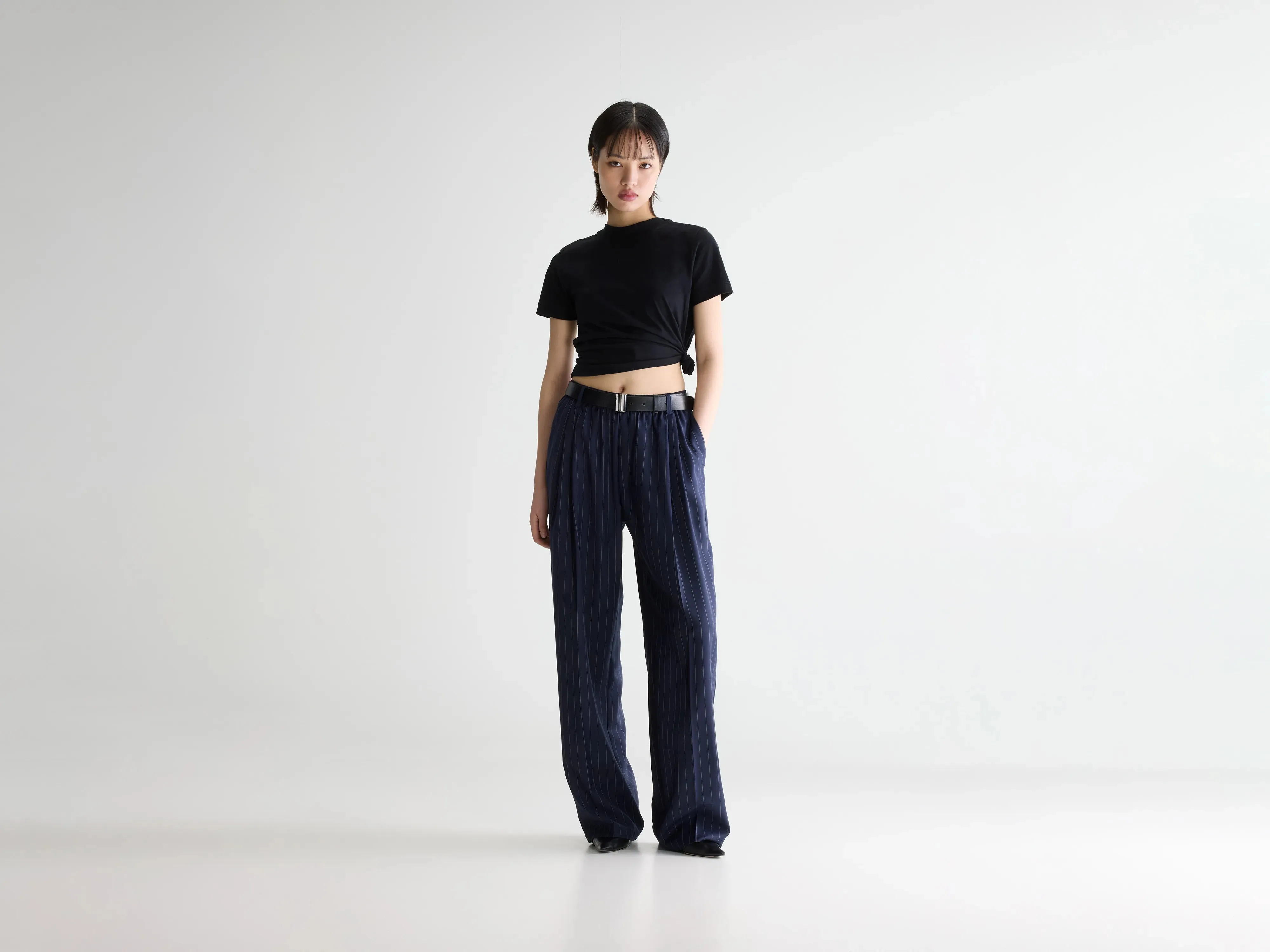 Jilo tapered trousers (261 / W / STRIPE A) sold by Bellerose