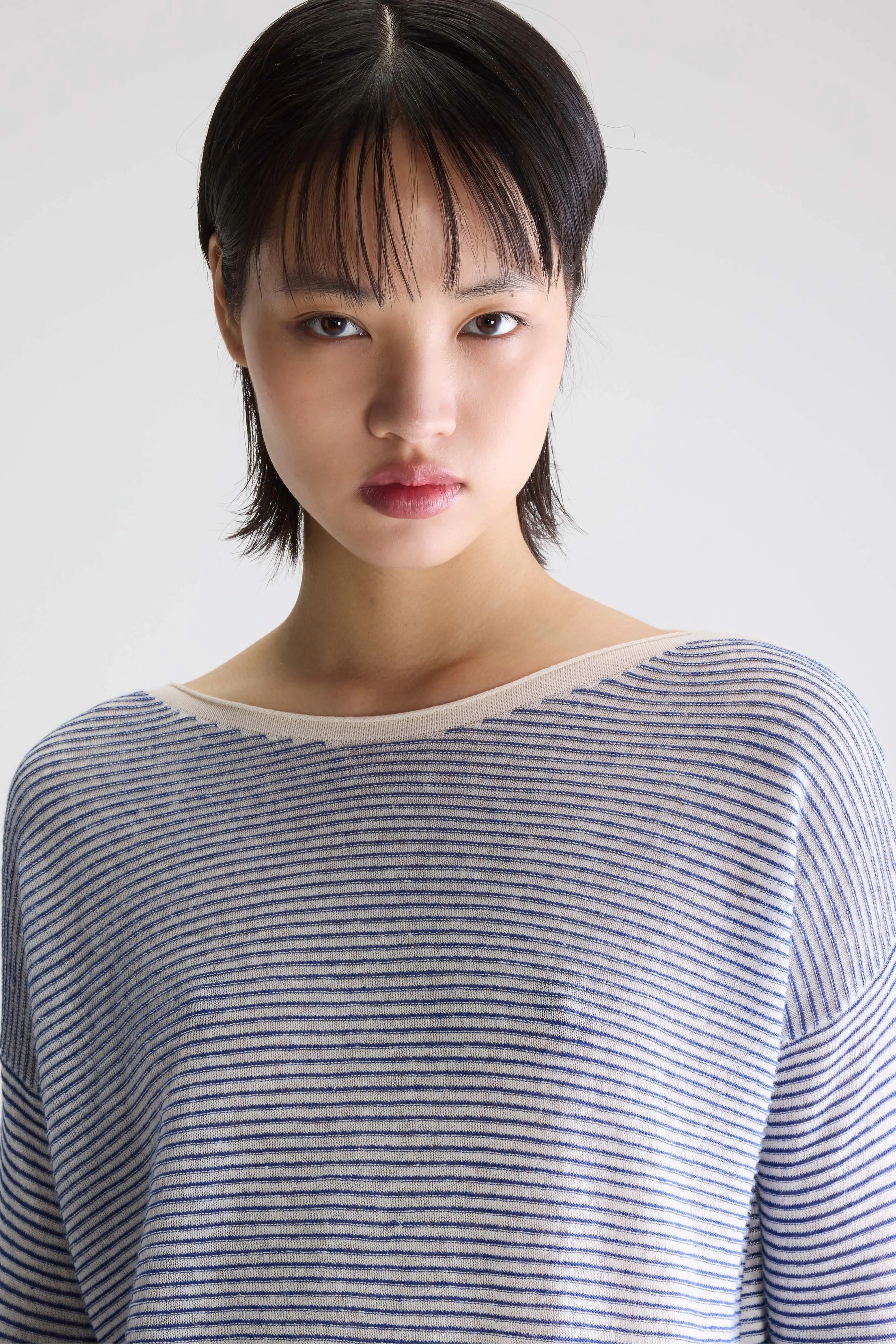 Neep boat-neck sweater (261 / W / STRIPE A) sold by Bellerose product image thumbnail 5